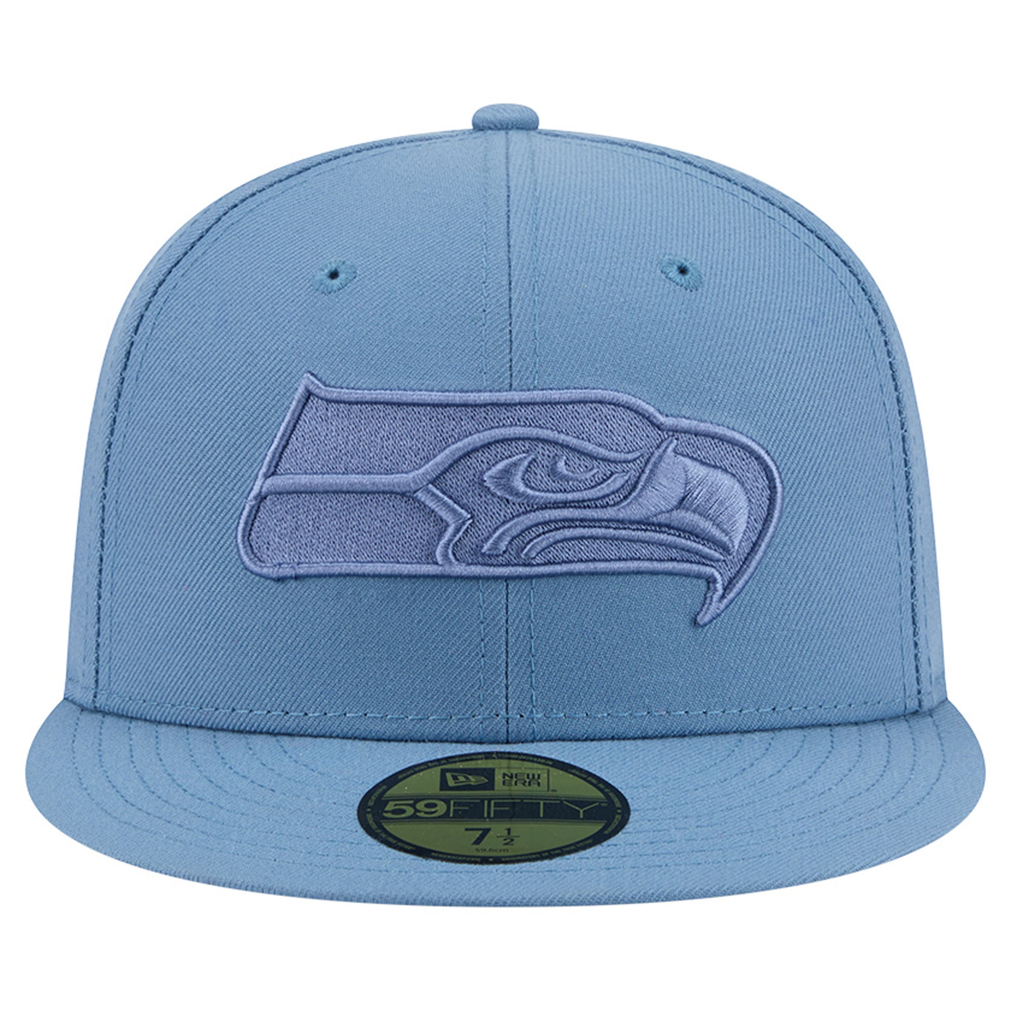 Casquette ajustée New Era 59FIFTY bleue Seattle Seahawks pour homme