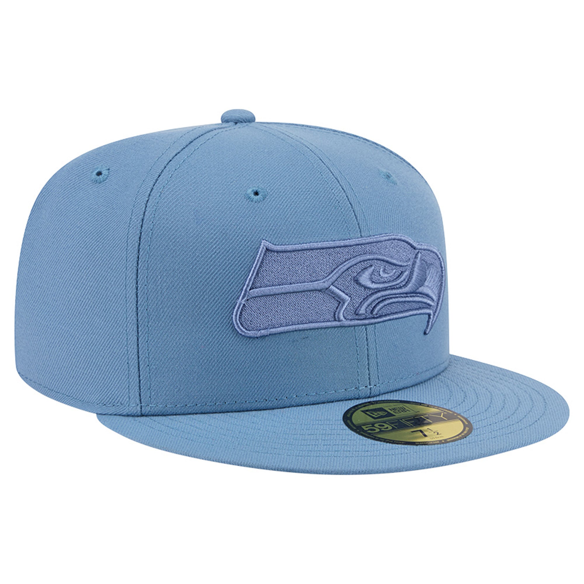 Casquette ajustée New Era 59FIFTY bleue Seattle Seahawks pour homme