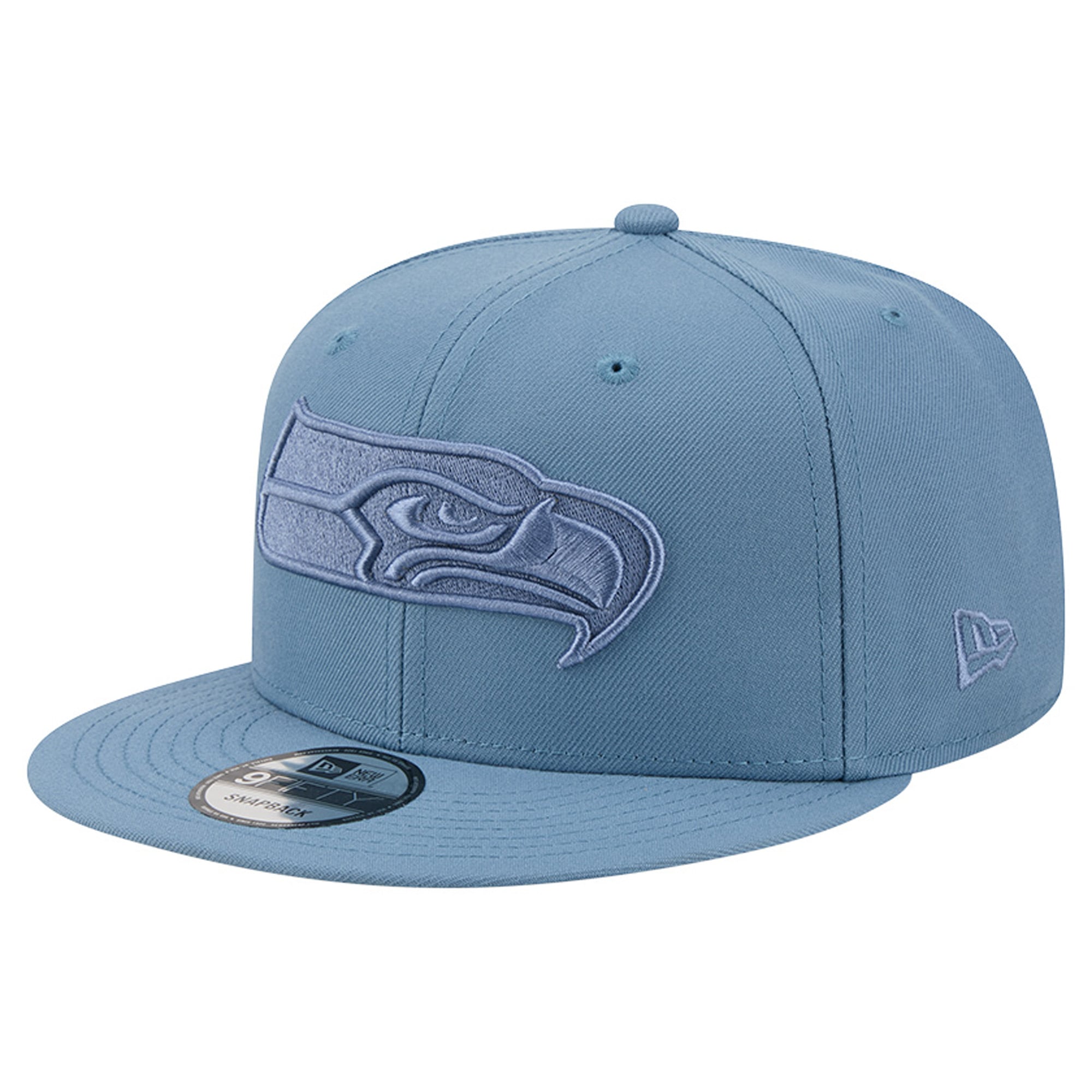 Casquette snapback New Era 9FIFTY bleue Seattle Seahawks pour homme