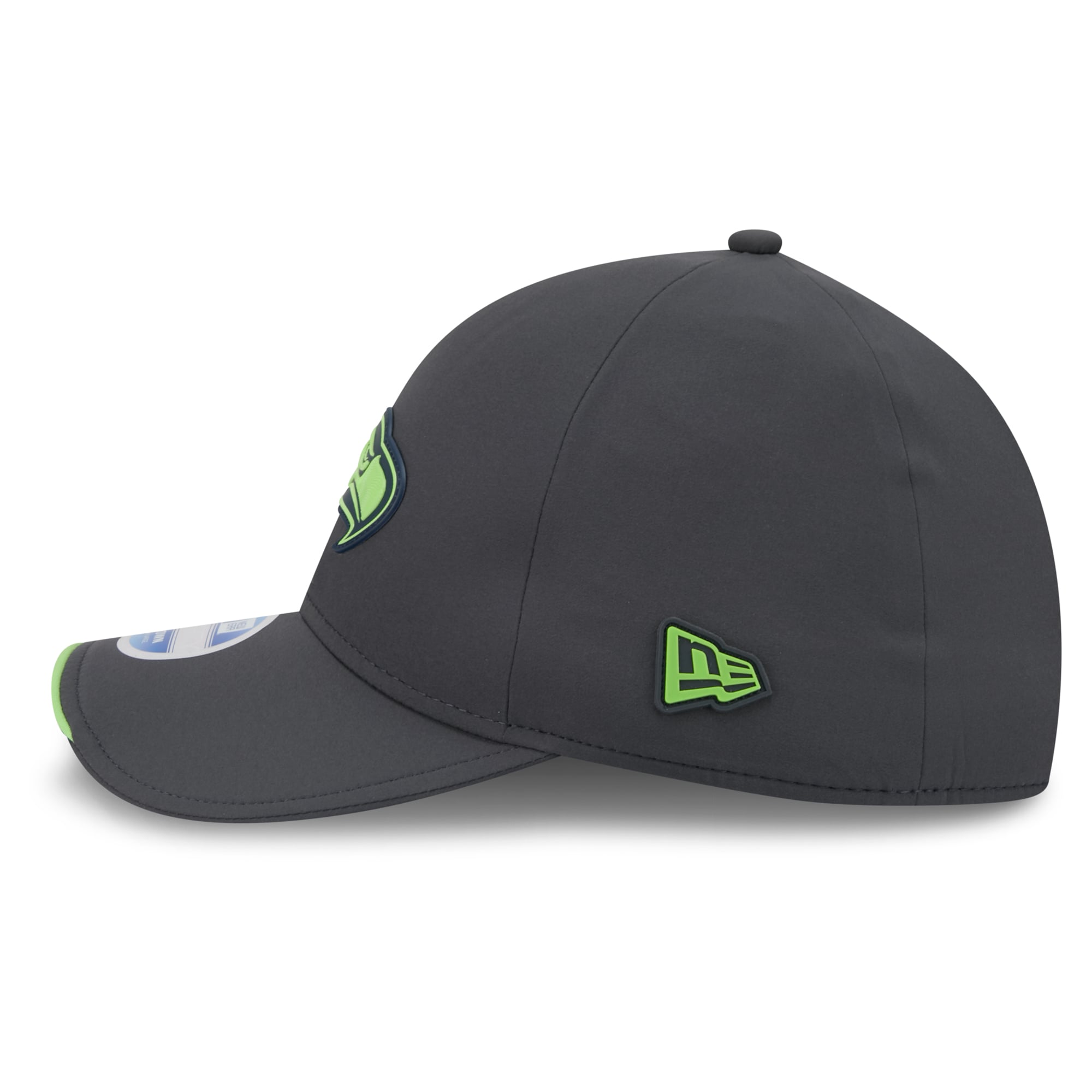 Casquette ajustable New Era 9FORTY M-Crown pour homme, couleur anthracite, Seattle Seahawks 2026, idéale pour les temps froids.
