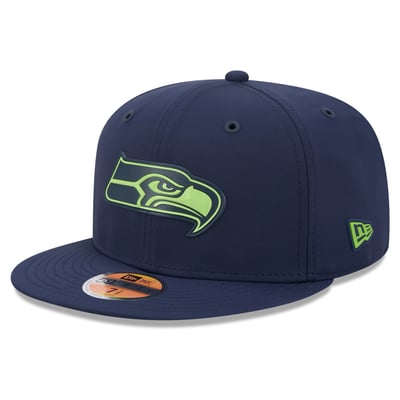 Seattle Seahawks New Era 2026 Sideline 59FIFTY Fitted Hat - College Navy