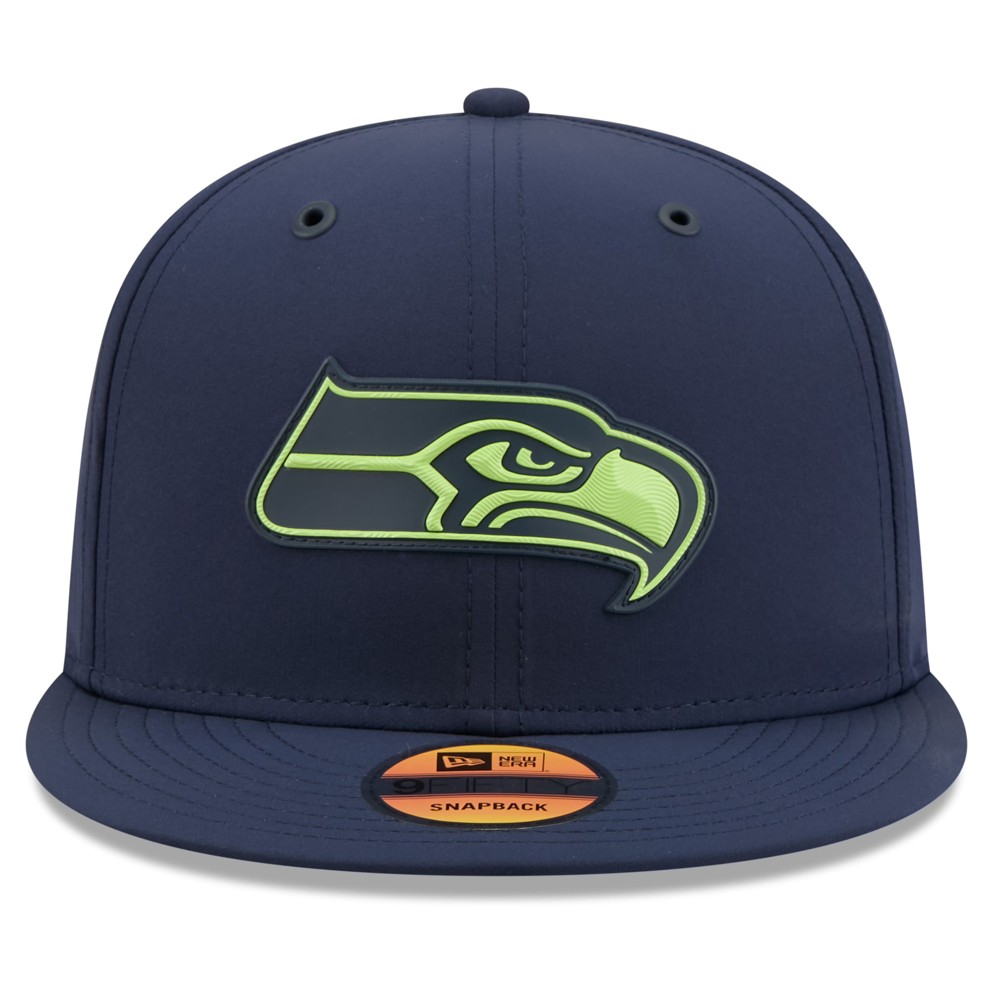 Men's New Era College Navy Seattle Seahawks 2026 Sideline 9FIFTY Snapback Hat