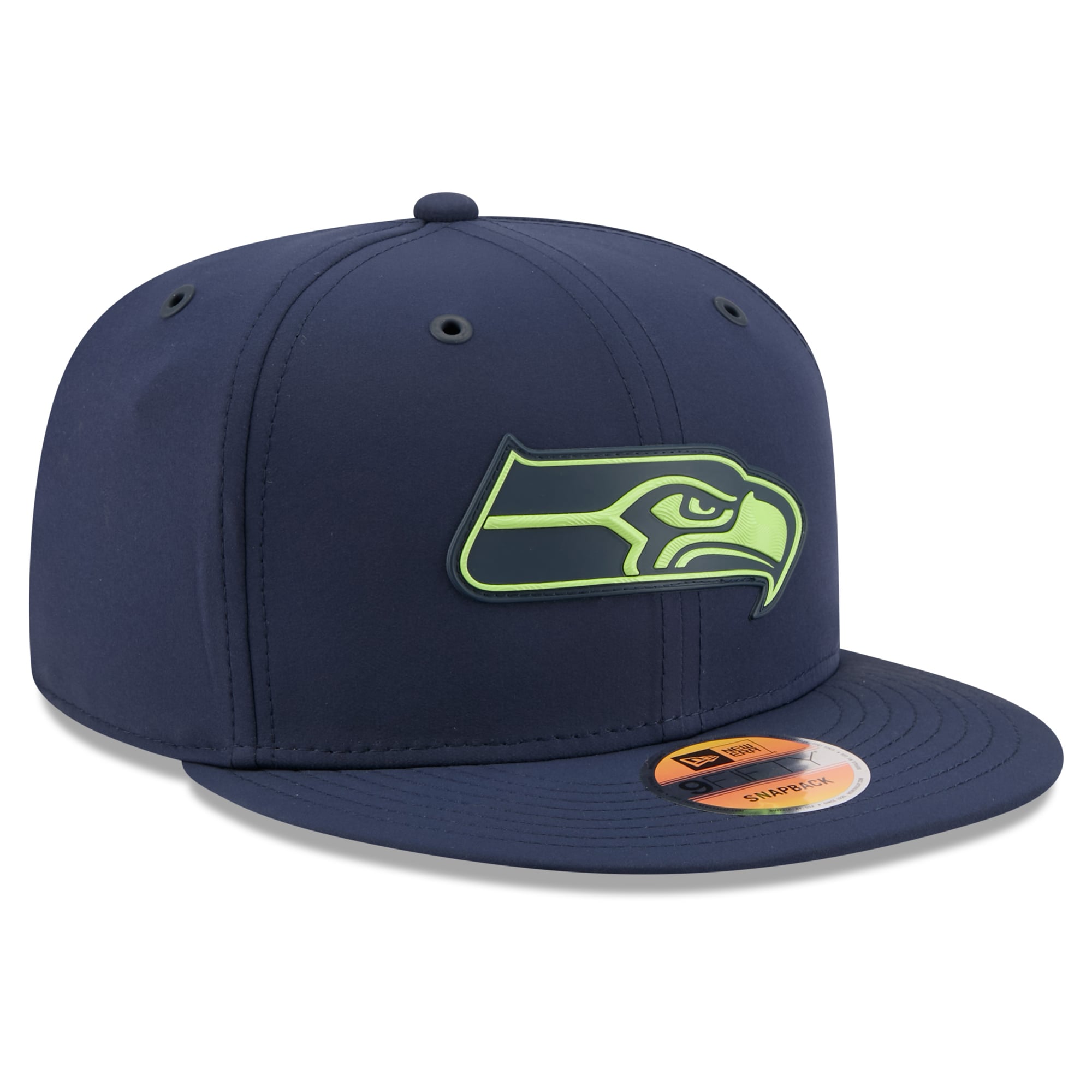 Men's New Era College Navy Seattle Seahawks 2026 Sideline 9FIFTY Snapback Hat