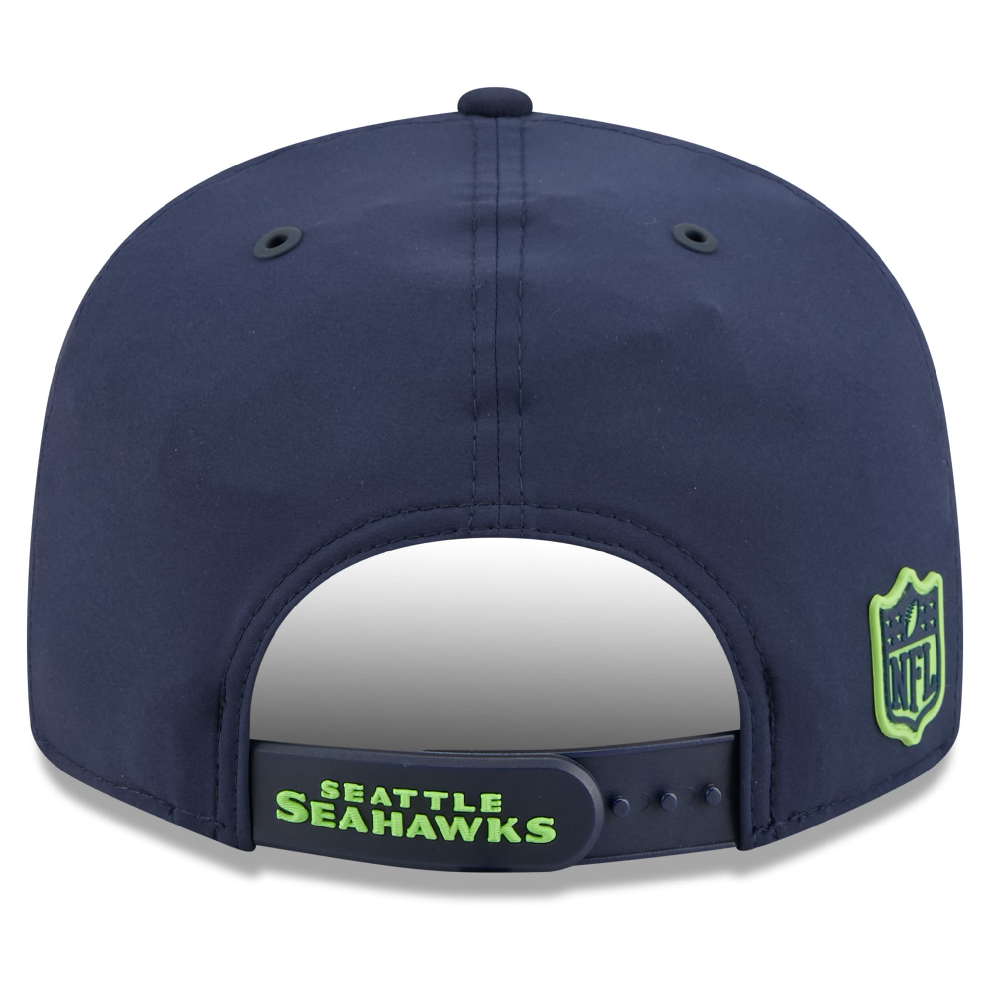 Men's New Era College Navy Seattle Seahawks 2026 Sideline 9FIFTY Snapback Hat