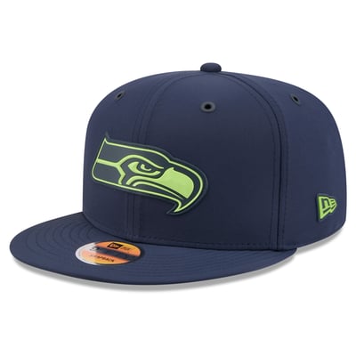 Seattle Seahawks New Era 2026 Sideline 9FIFTY Snapback Hat - College Navy