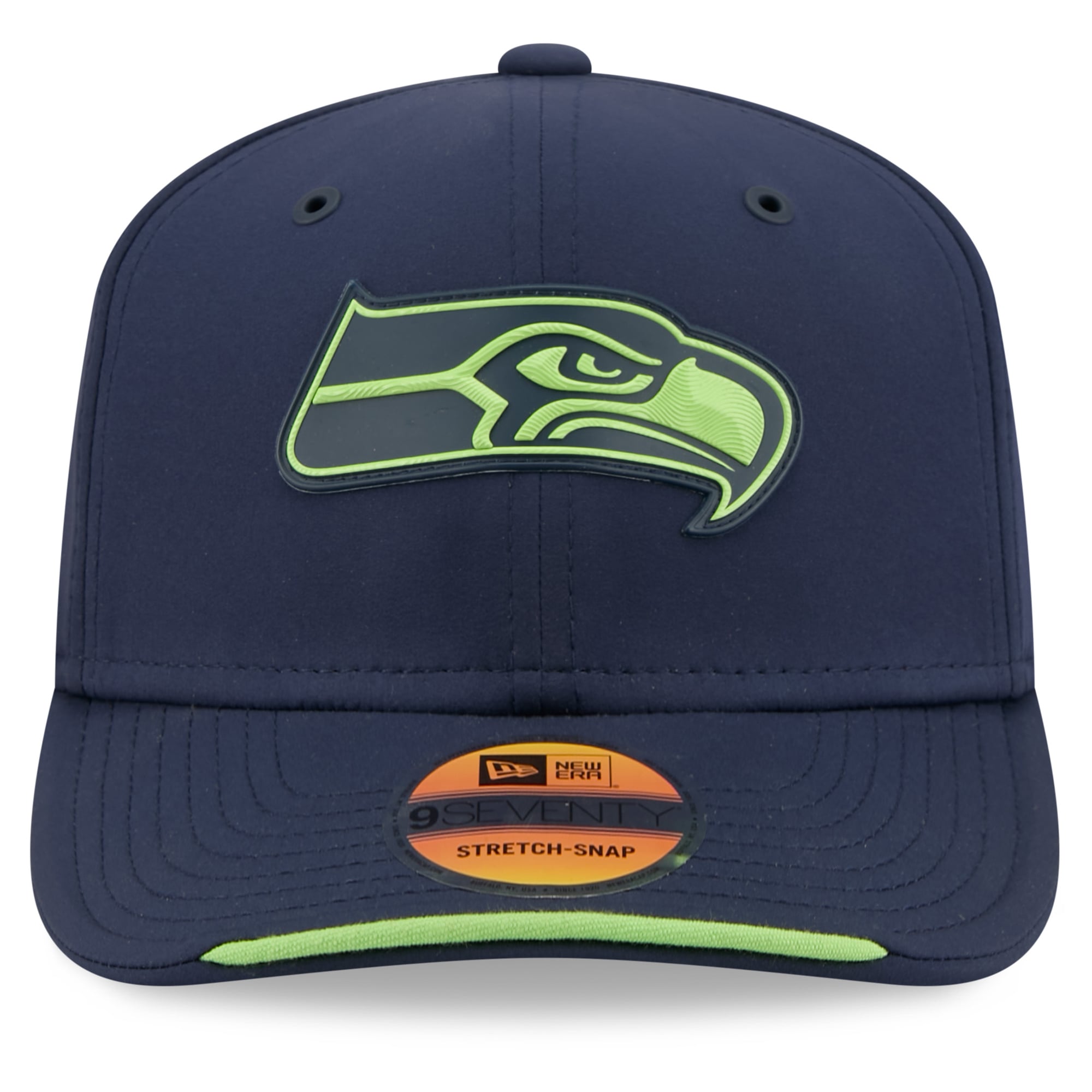 Men's New Era College Navy Seattle Seahawks 2026 Sideline 9SEVENTY Adjustable Hat