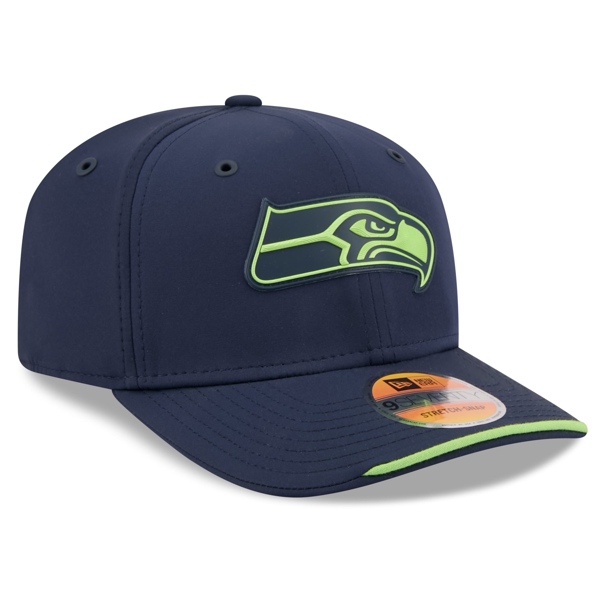 Men's New Era College Navy Seattle Seahawks 2026 Sideline 9SEVENTY Adjustable Hat
