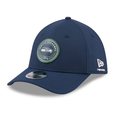 Seattle Seahawks New Era 39THIRTY M-Crown Flex Hat - College Navy