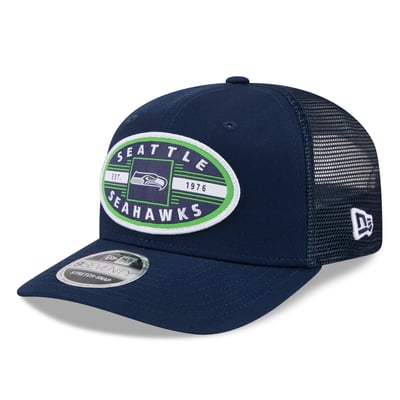 Seattle Seahawks New Era Collegiate 9SEVENTY Trucker Hat - College Navy