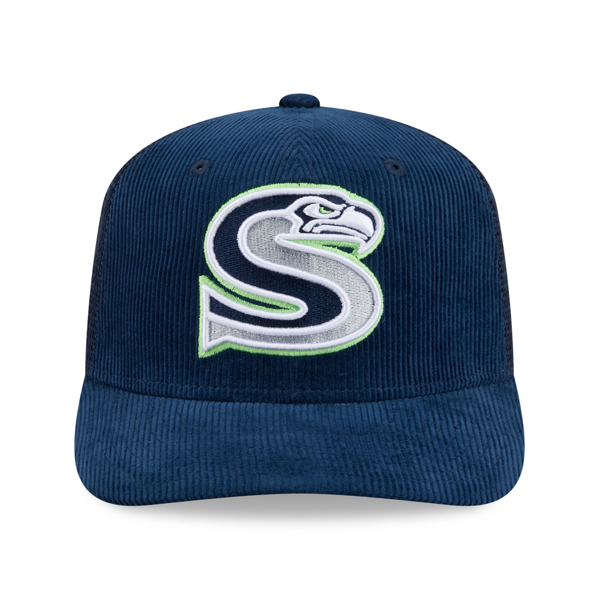 Casquette ajustable New Era College Navy Seattle Seahawks Deceptor 9SEVENTY pour homme
