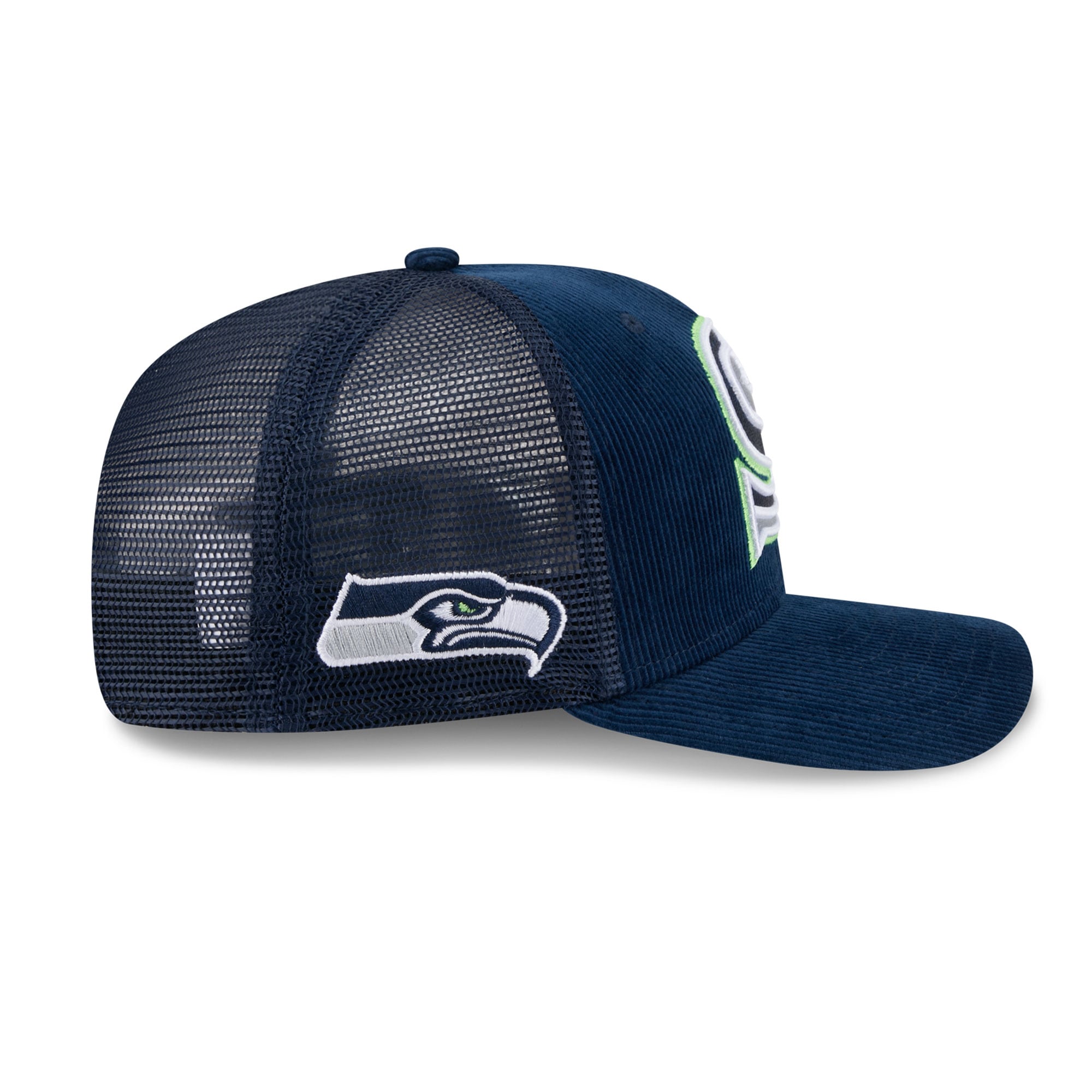 Casquette ajustable New Era College Navy Seattle Seahawks Deceptor 9SEVENTY pour homme
