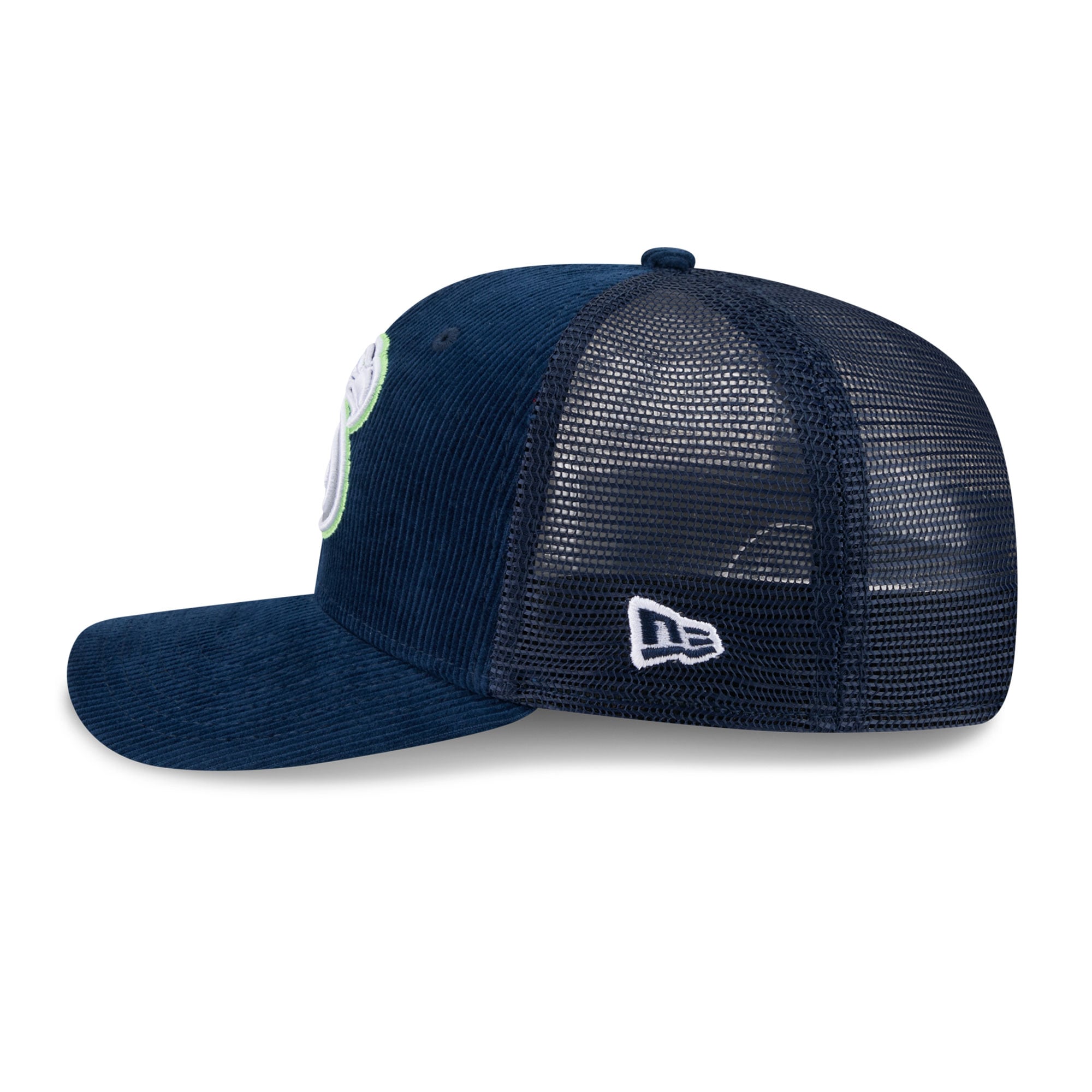 Casquette ajustable New Era College Navy Seattle Seahawks Deceptor 9SEVENTY pour homme