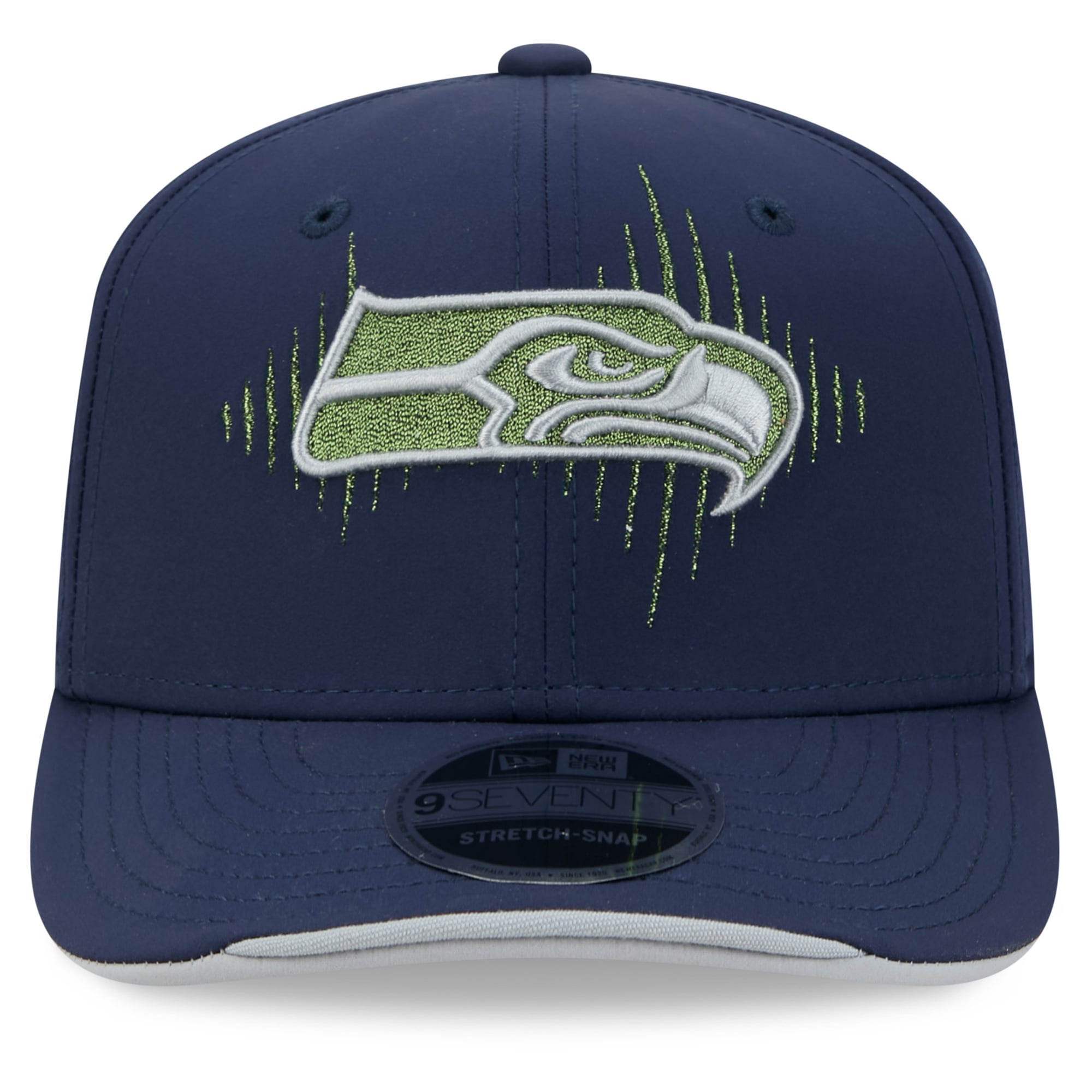 Men's New Era College Navy Seattle Seahawks Rivalries Collection 9SEVENTY Adjustable Hat