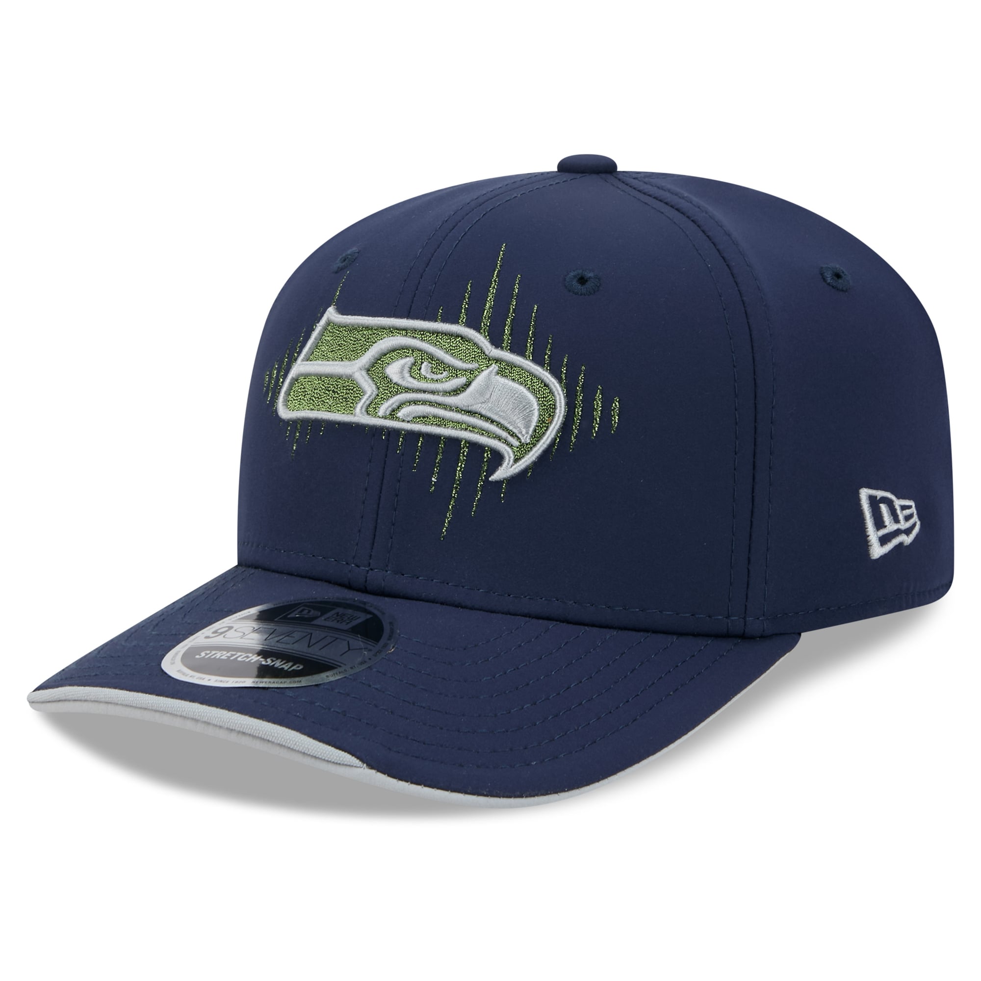 Men's New Era College Navy Seattle Seahawks Rivalries Collection 9SEVENTY Adjustable Hat