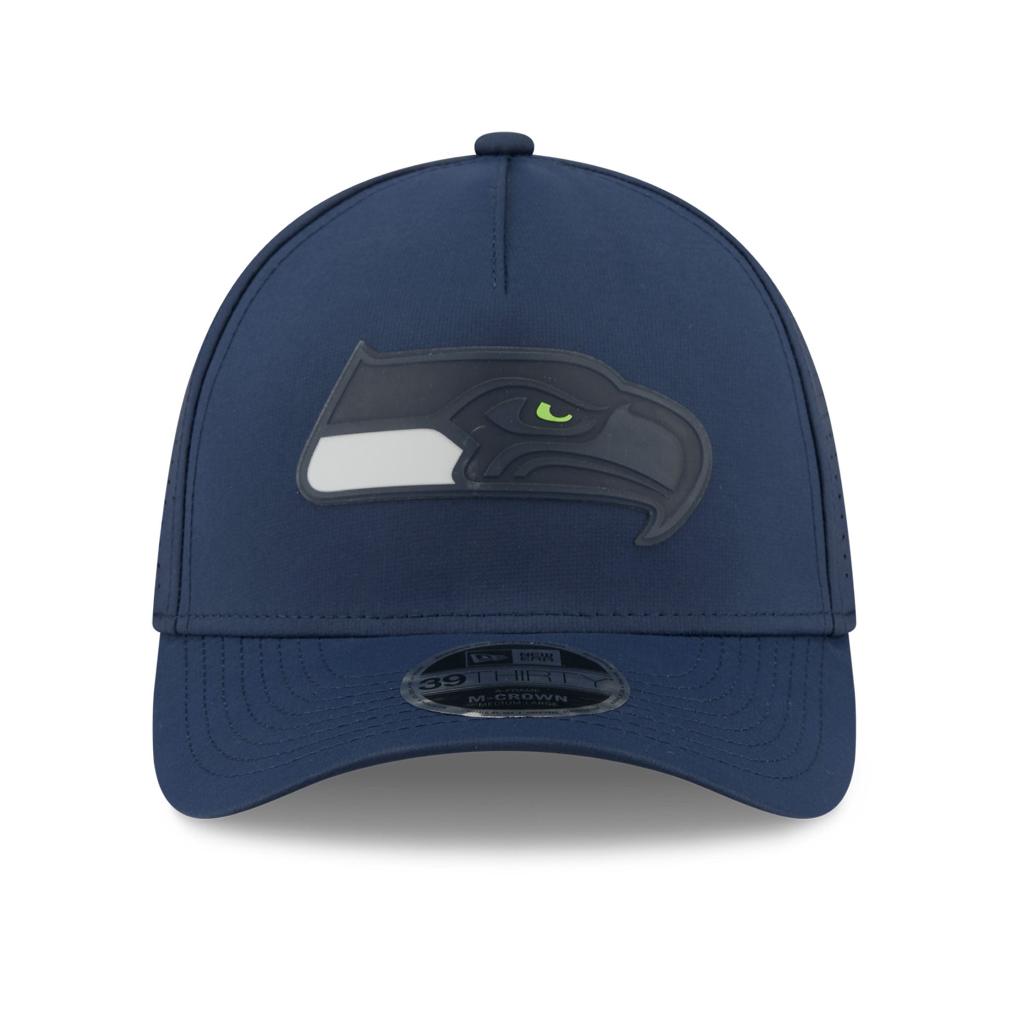 Casquette New Era College bleu marine Seattle Seahawks Tonal 39THIRTY pour homme
