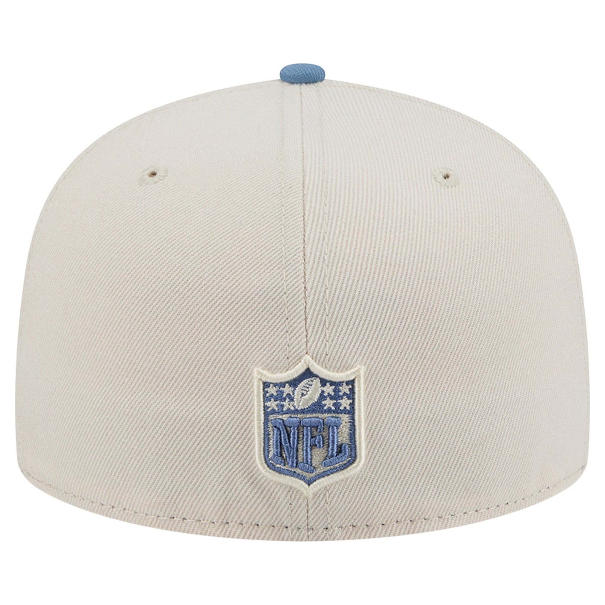 Casquette ajustée New Era 59FIFTY crème/bleu Seattle Seahawks pour homme