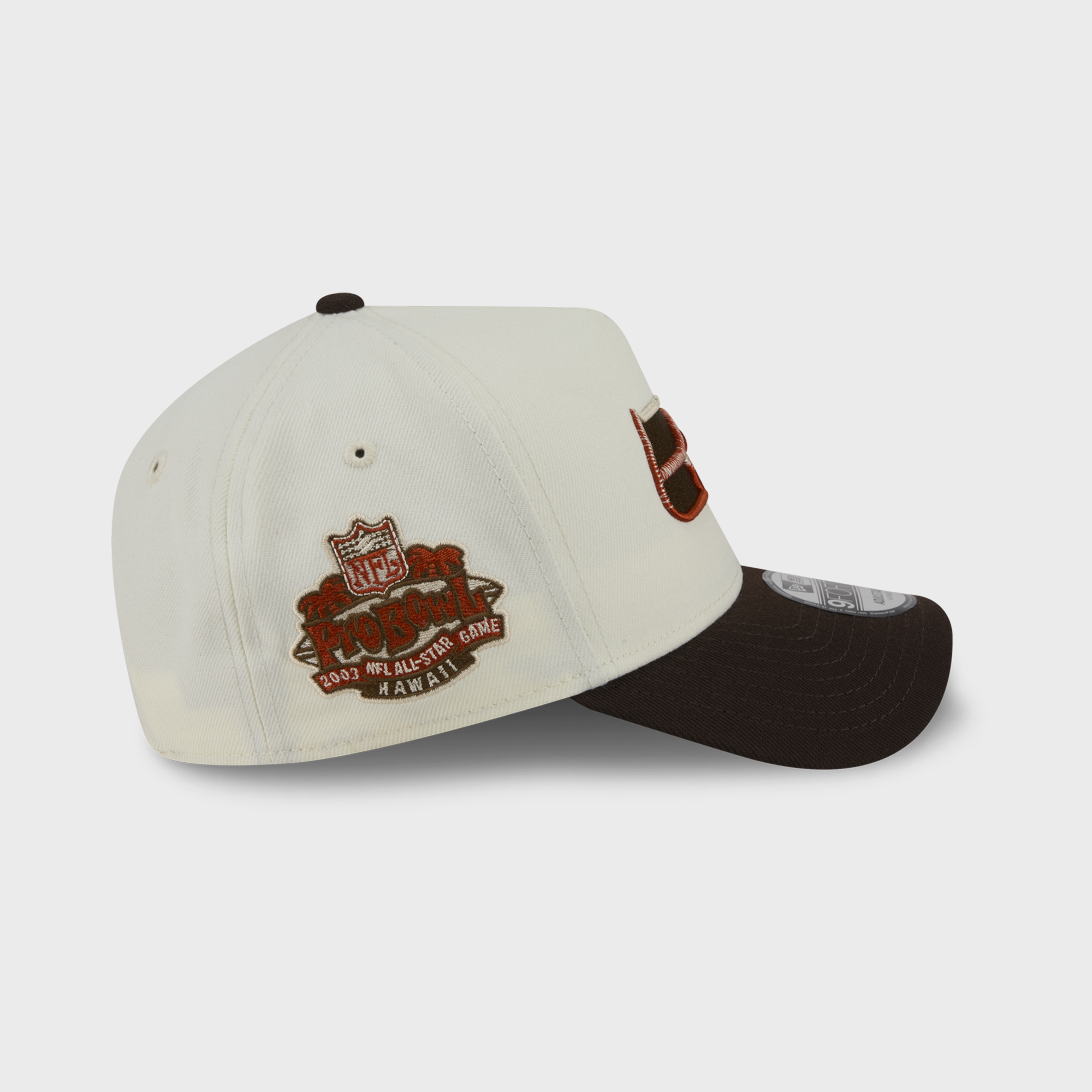 Casquette ajustable New Era crème/marron Seattle Seahawks Pumpkin Spice A-Frame 9FORTY pour homme