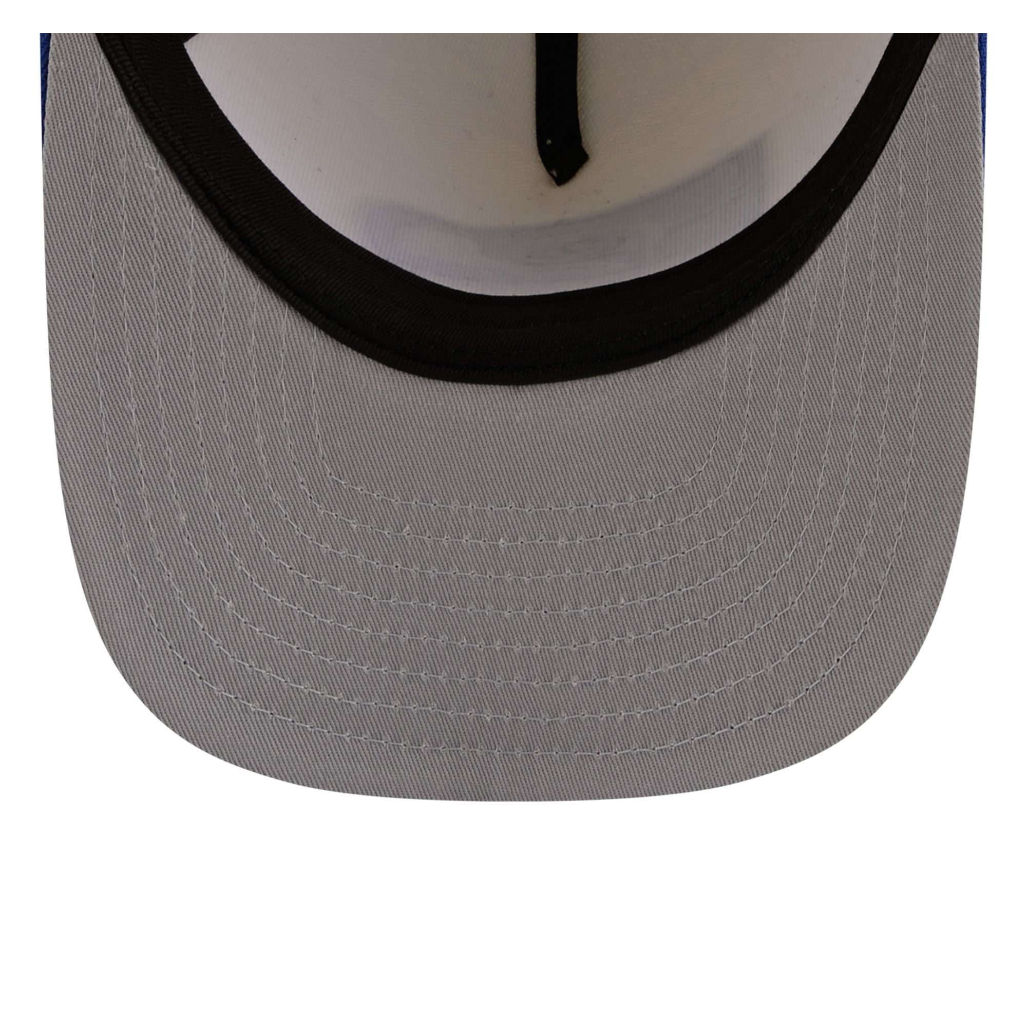 Casquette ajustée New Era 59FIFTY pour homme, coloris crème/bleu royal, Seattle Seahawks, style rétro.
