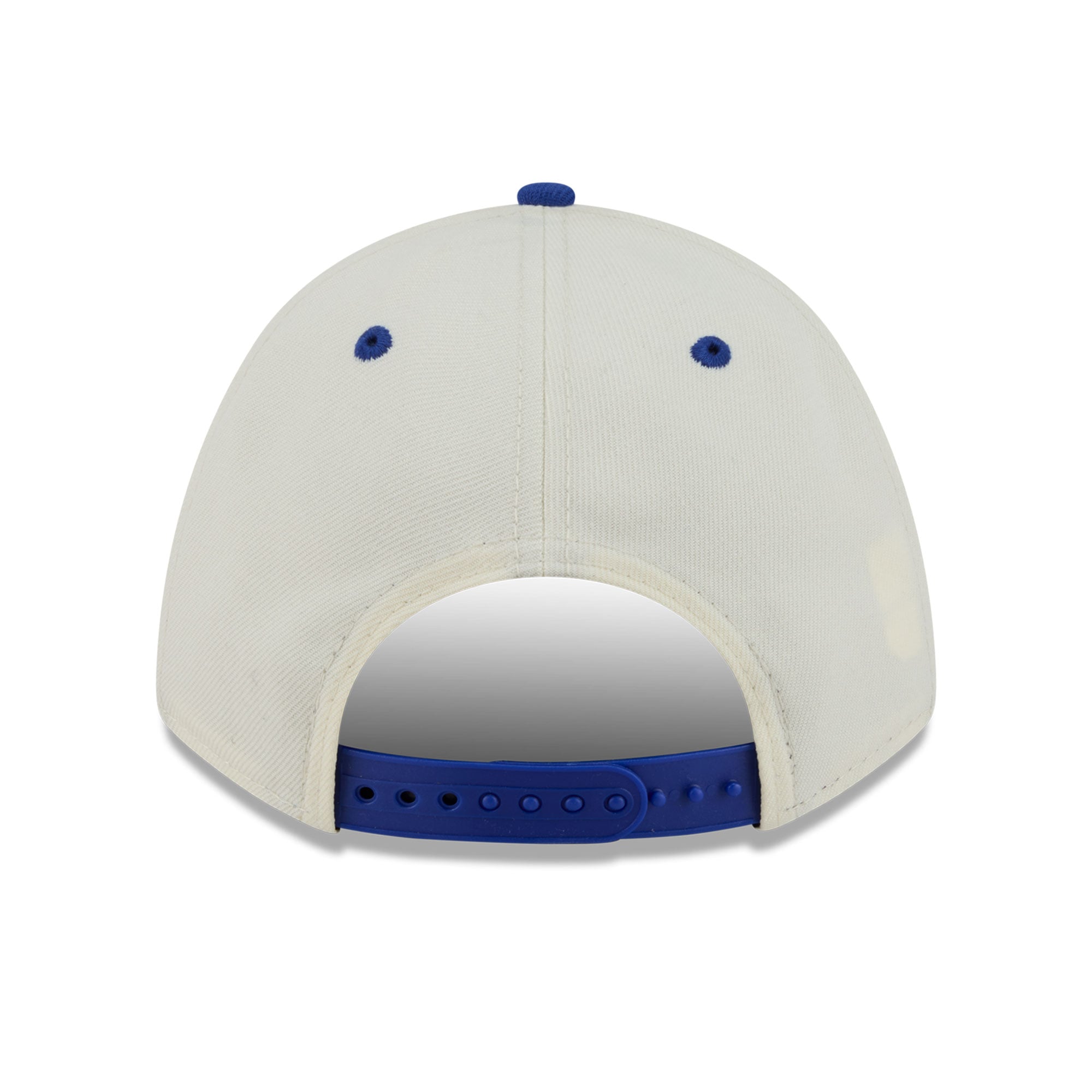 Casquette New Era pour homme, crème/bleu roi, Seattle Seahawks Throwback Arch 9FORTY, modèle A-Frame M-Crown, ajustable