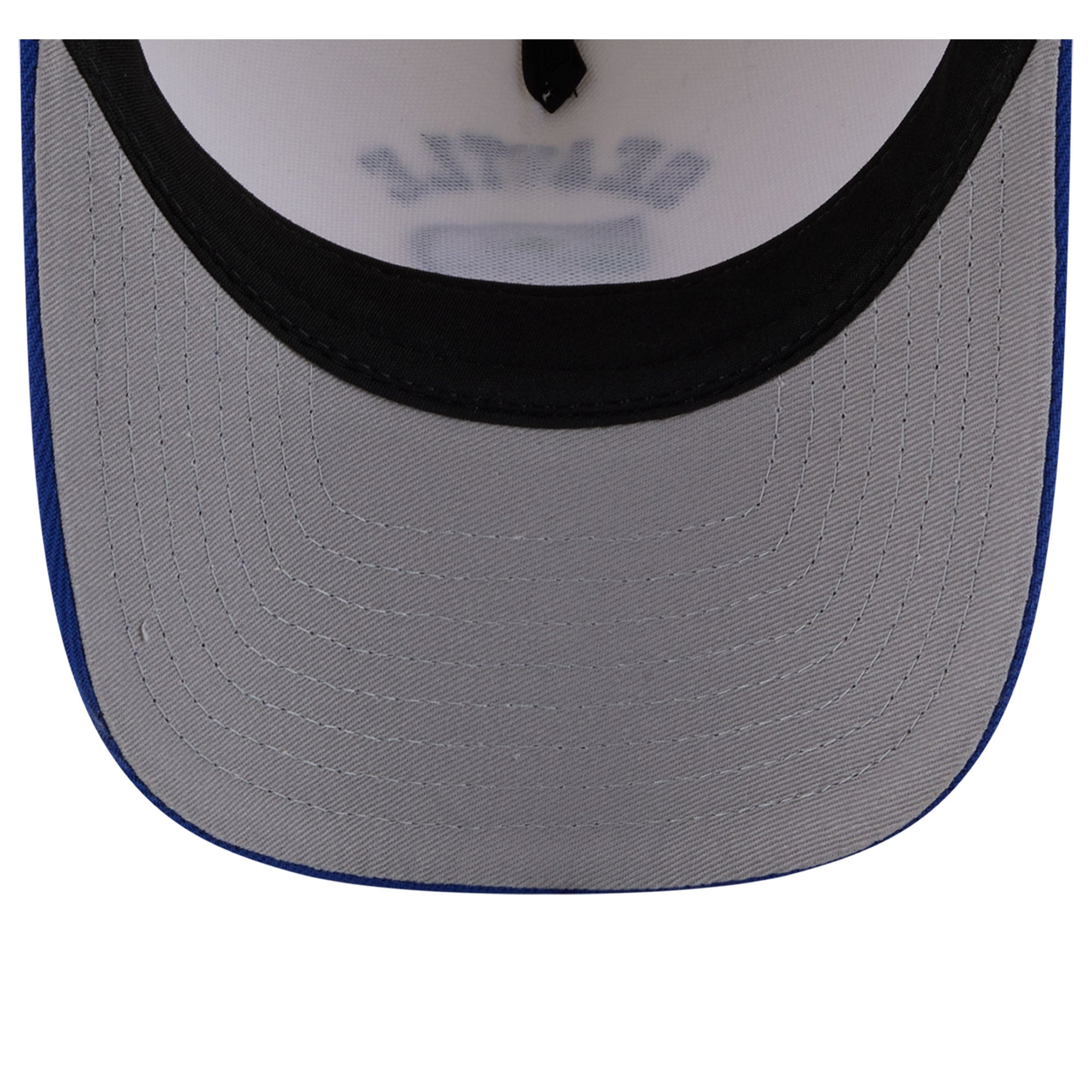 Casquette New Era pour homme, crème/bleu roi, Seattle Seahawks Throwback Arch 9FORTY, modèle A-Frame M-Crown, ajustable