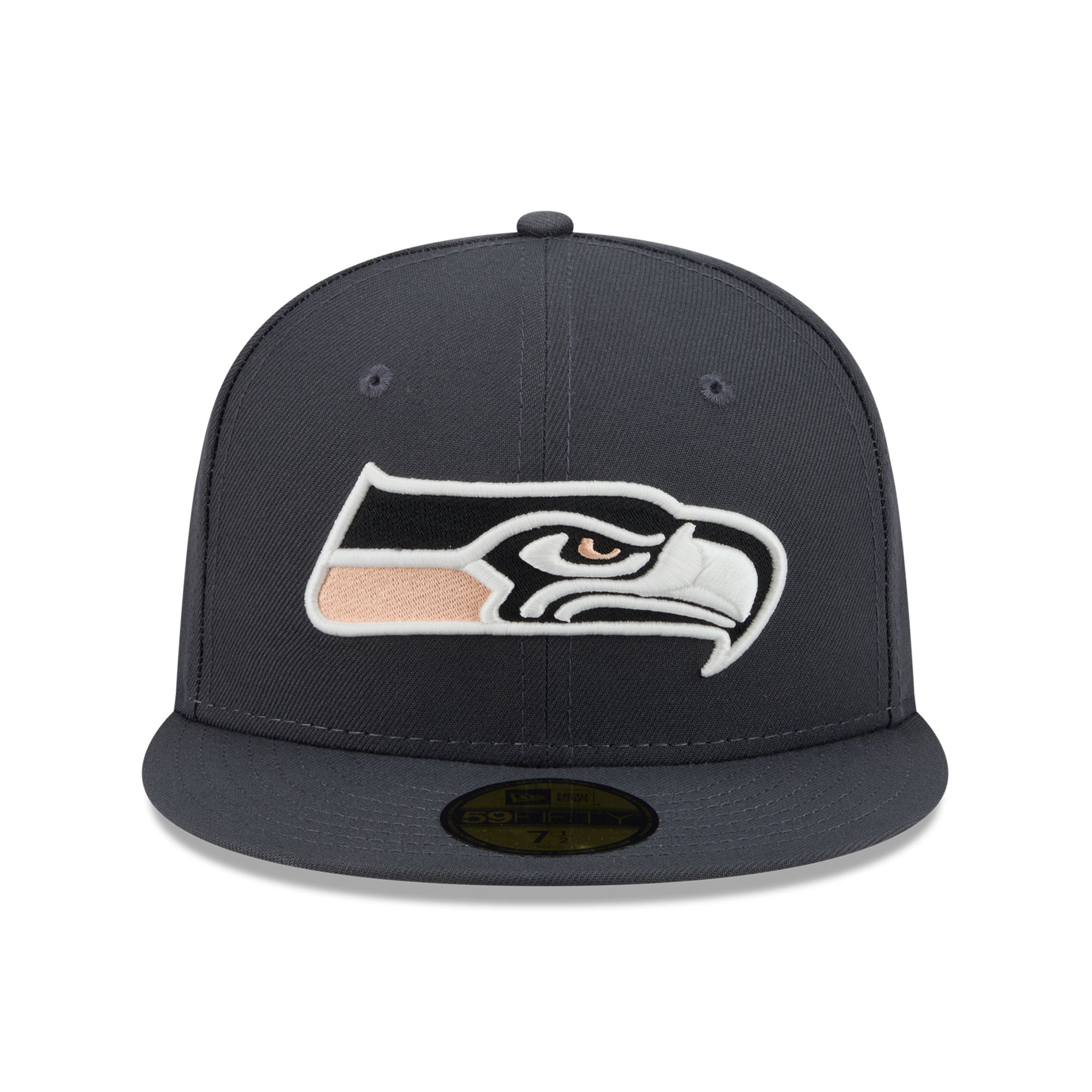Men's New Era Gray Seattle Seahawks Fall Glow 59FIFTY Fitted Hat