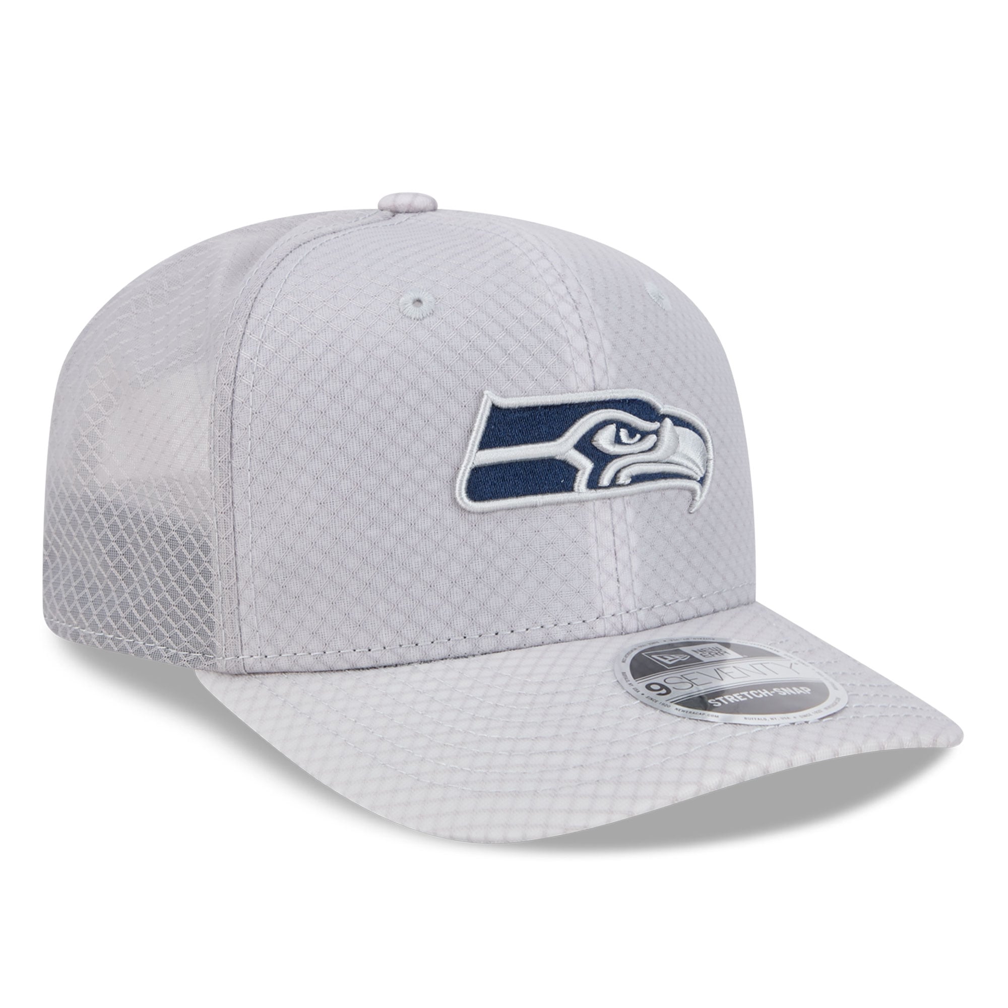 Casquette ajustable New Era grise Seattle Seahawks Jock 9SEVENTY pour homme