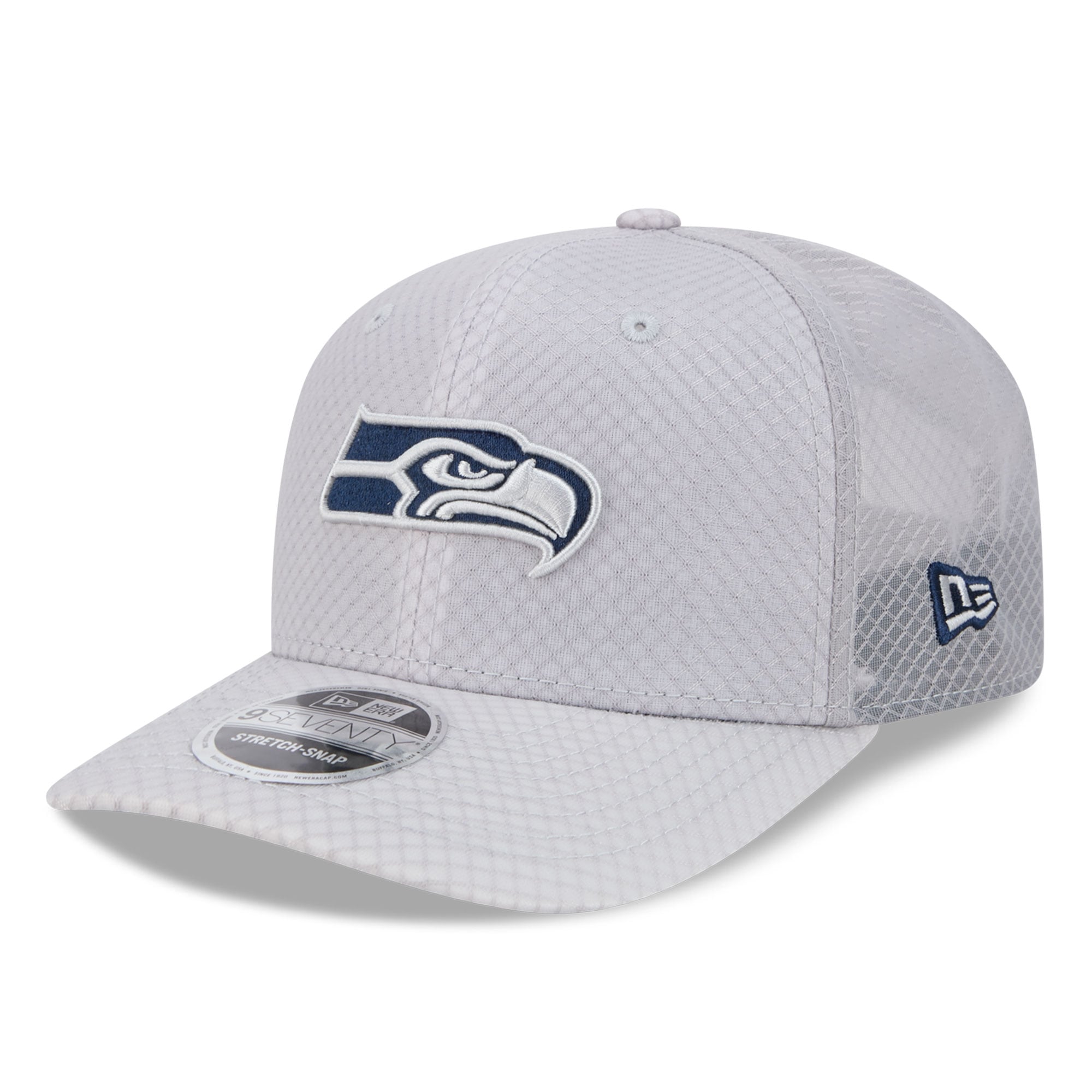 Casquette ajustable New Era grise Seattle Seahawks Jock 9SEVENTY pour homme