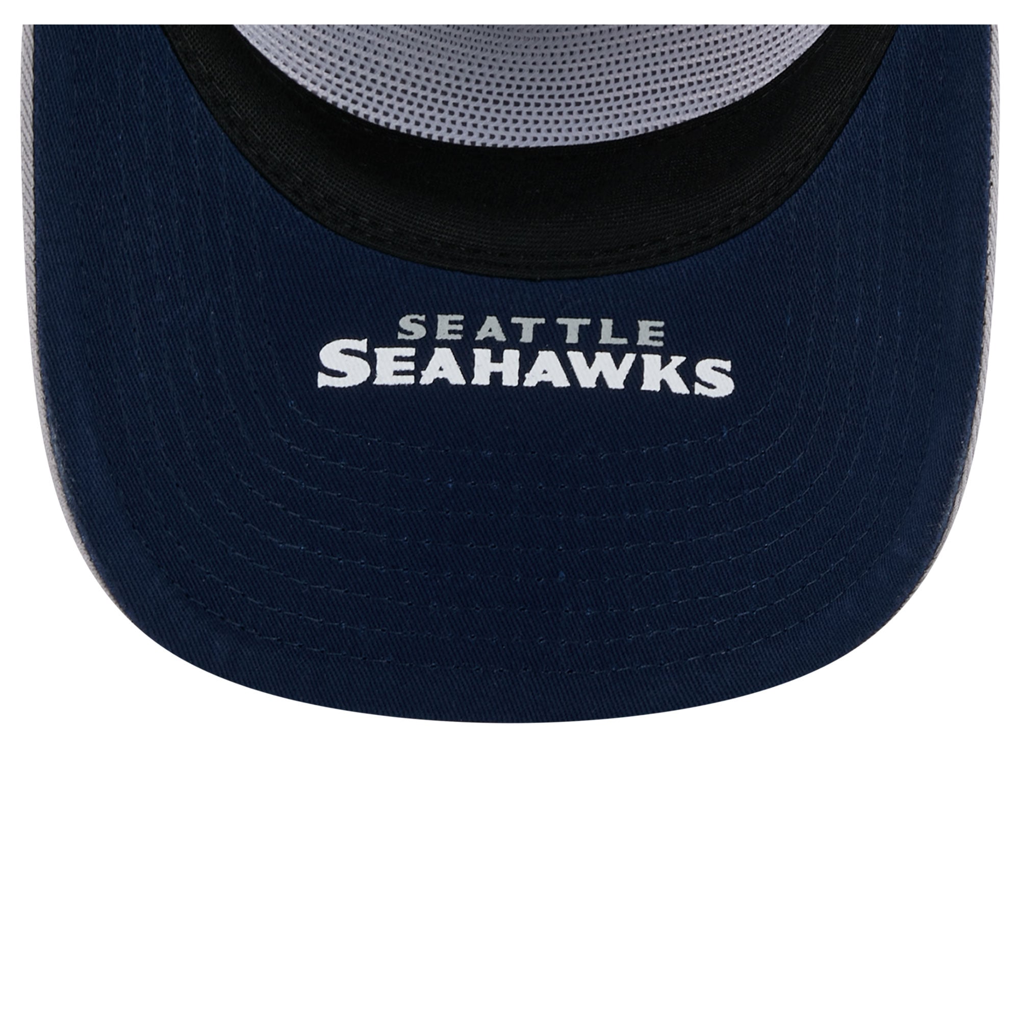 Casquette ajustable New Era grise Seattle Seahawks Patch 19TWENTY pour homme