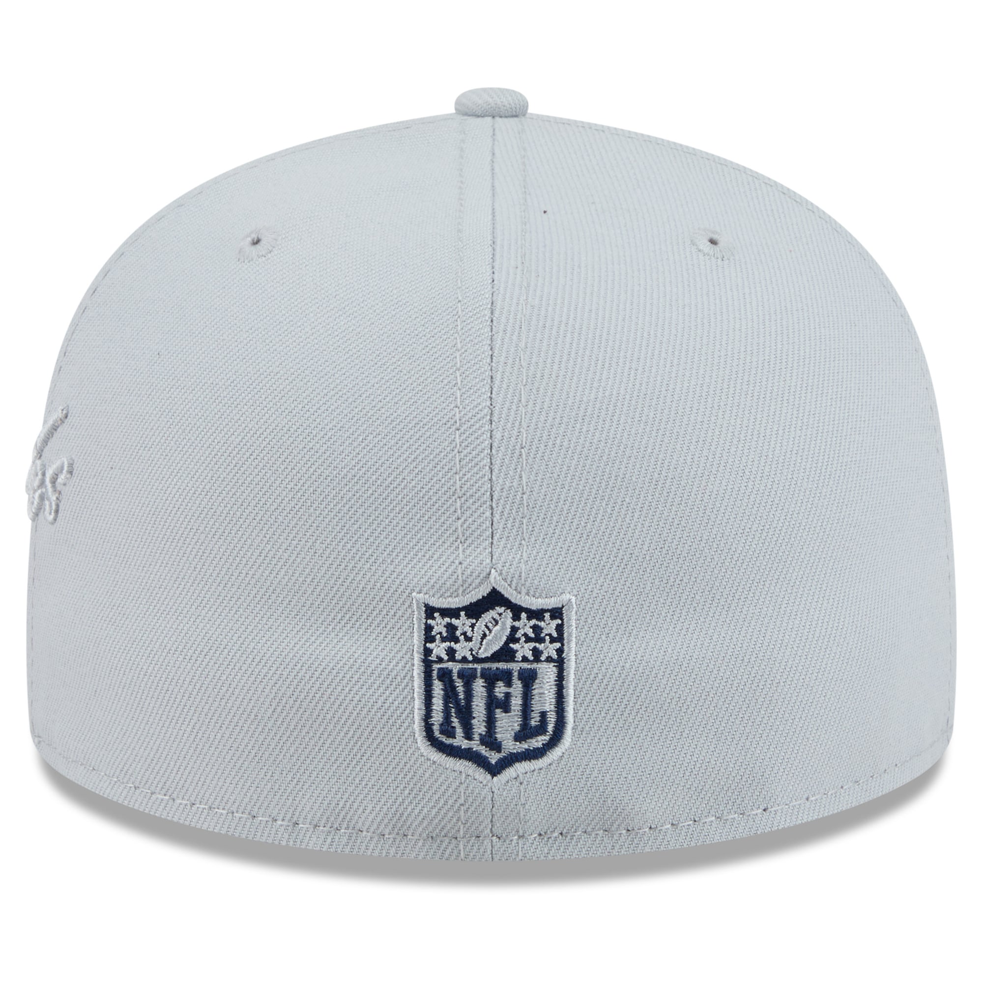 Men's New Era Gray Seattle Seahawks Rivalries Collection Fan Pack Side Script 59FIFTY Fitted Hat