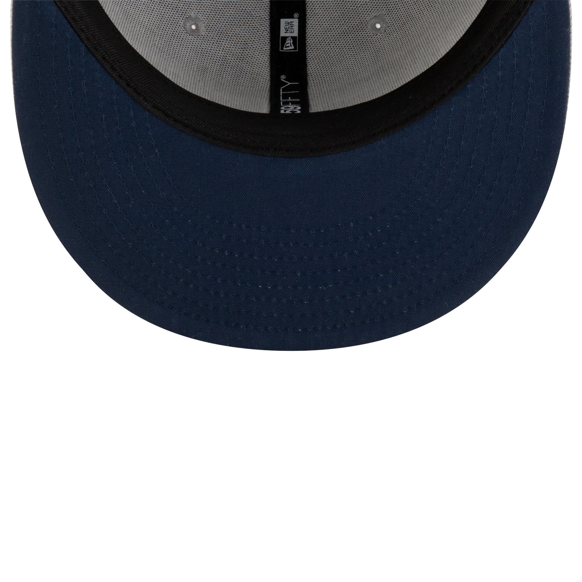 Men's New Era Gray Seattle Seahawks Rivalries Collection Sideline Rope 59FIFTY Fitted Hat