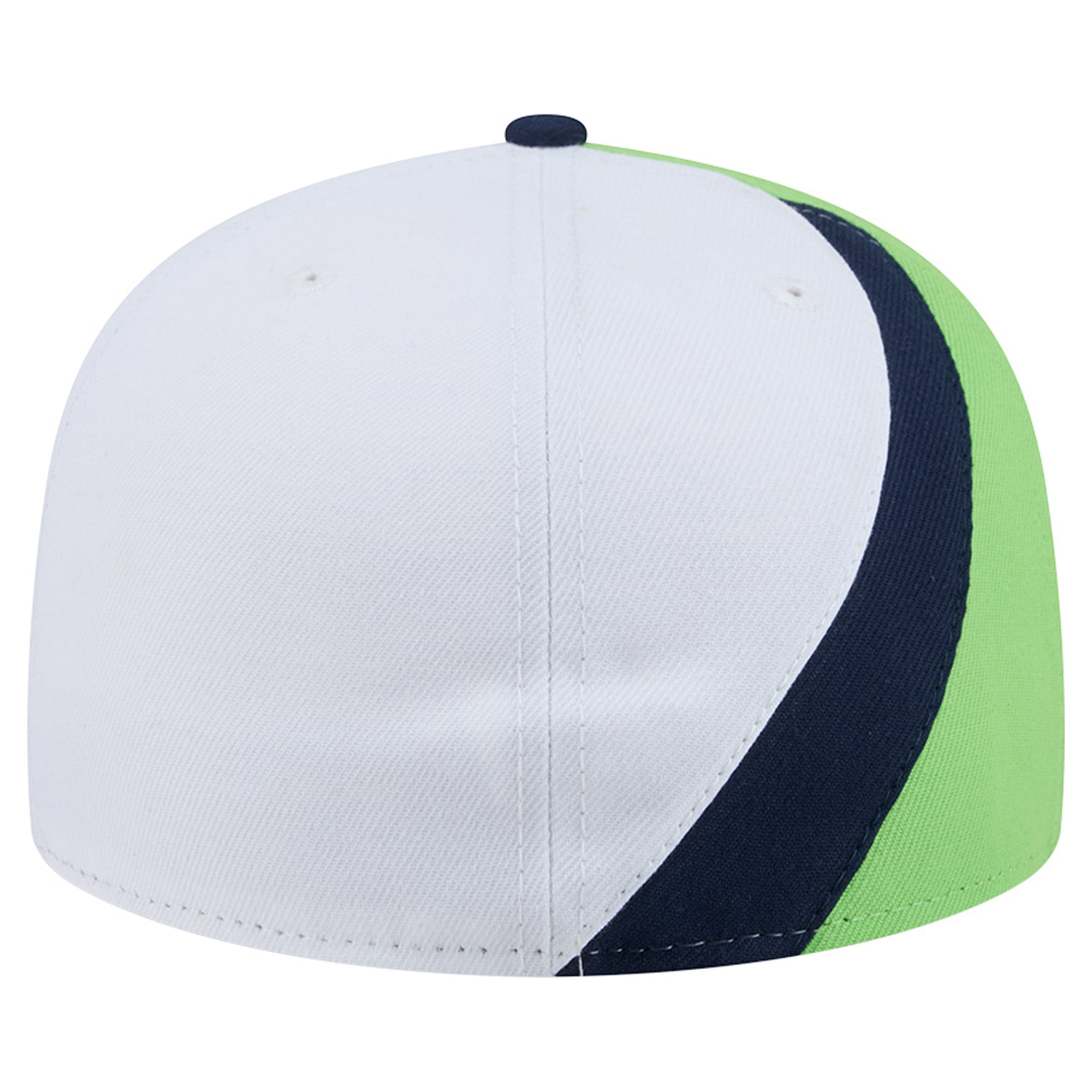 Casquette ajustée New Era Shock 59FIFTY pour homme, vert fluo/bleu marine Seattle Seahawks
