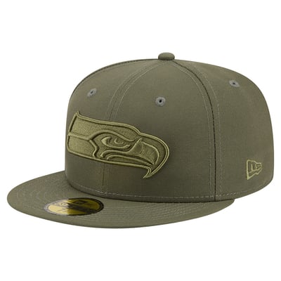Seattle Seahawks New Era Color Pack 59FIFTY Fitted Hat - Olive