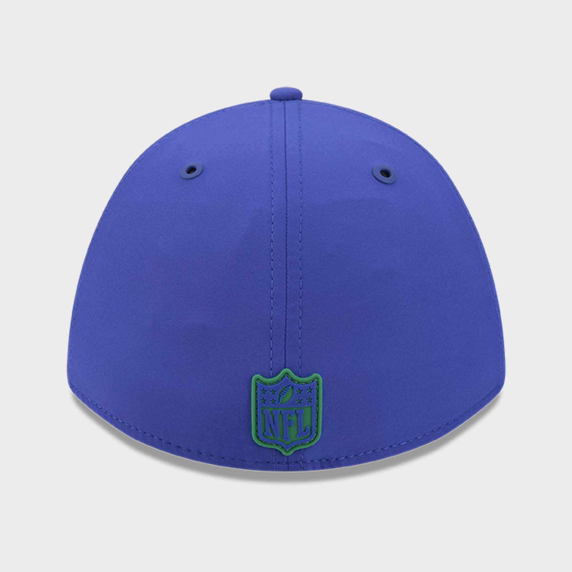 Casquette New Era Royal Seattle Seahawks 2026 Sideline Throwback 39THIRTY M-Crown Flex pour homme