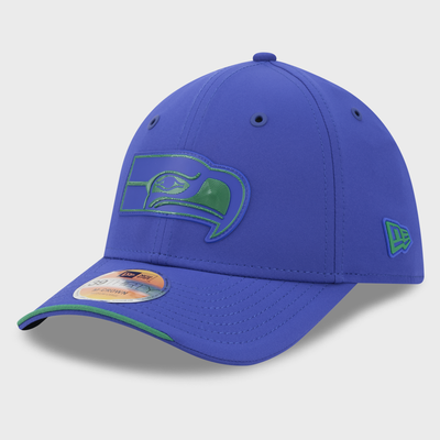 Seattle Seahawks New Era 2026 Sideline Throwback 39THIRTY M-Crown Flex Hat - Royal