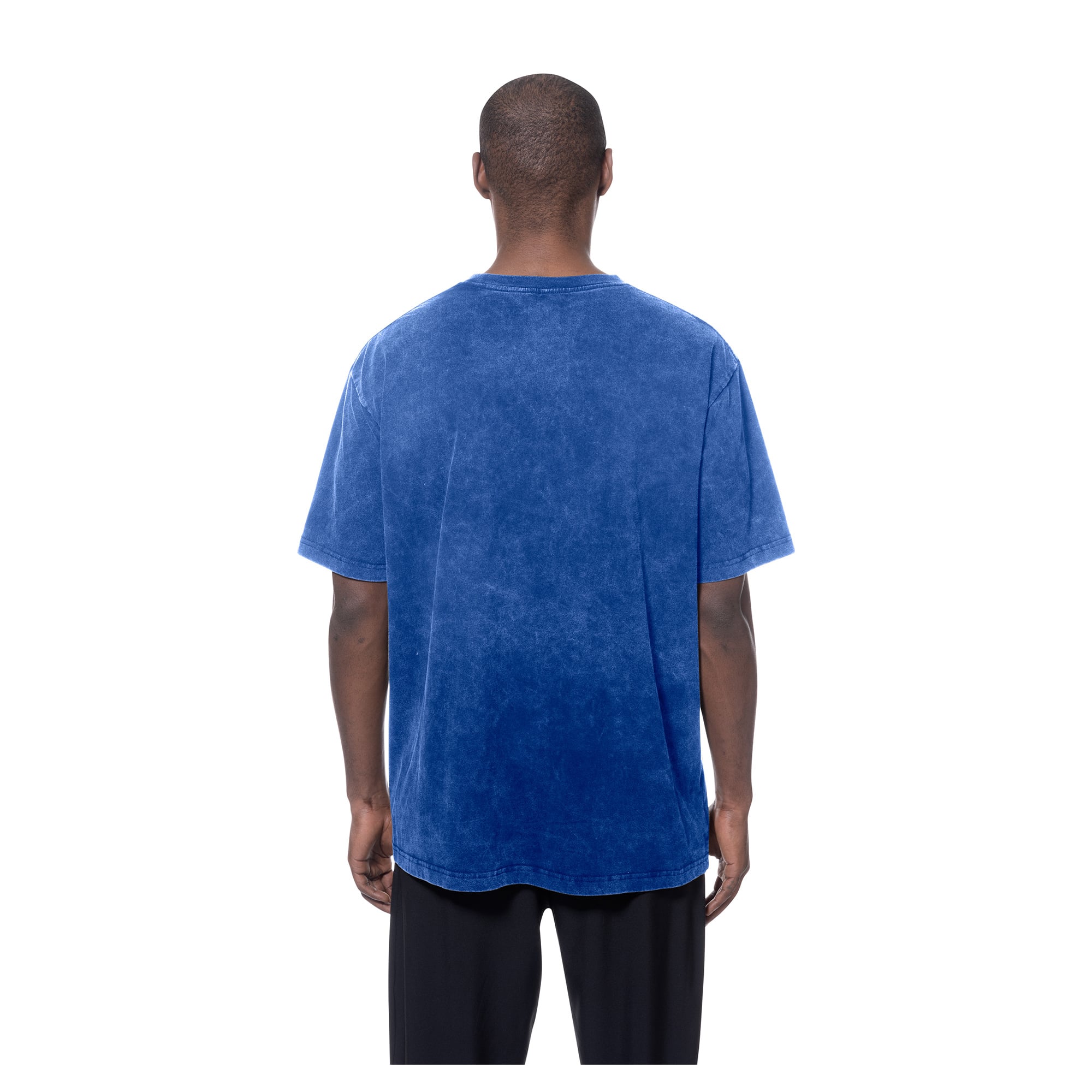 T-shirt homme New Era Royal Seattle Seahawks Throwback à délavage minéral