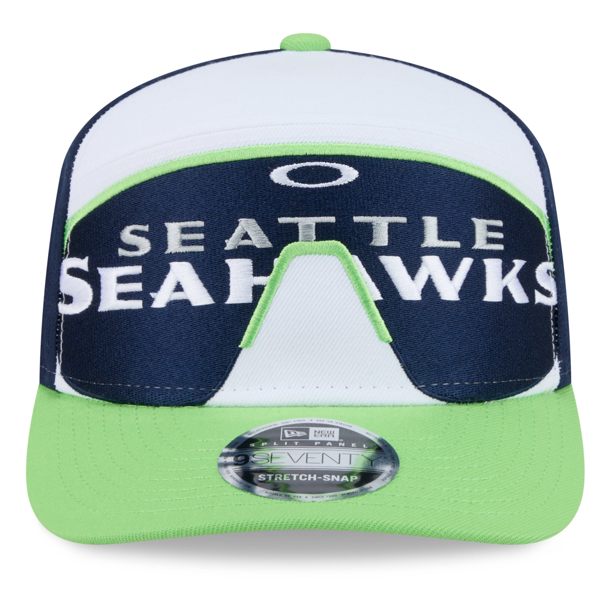 Men's New Era x Oakley College Navy Seattle Seahawks 9SEVENTY Adjustable Hat