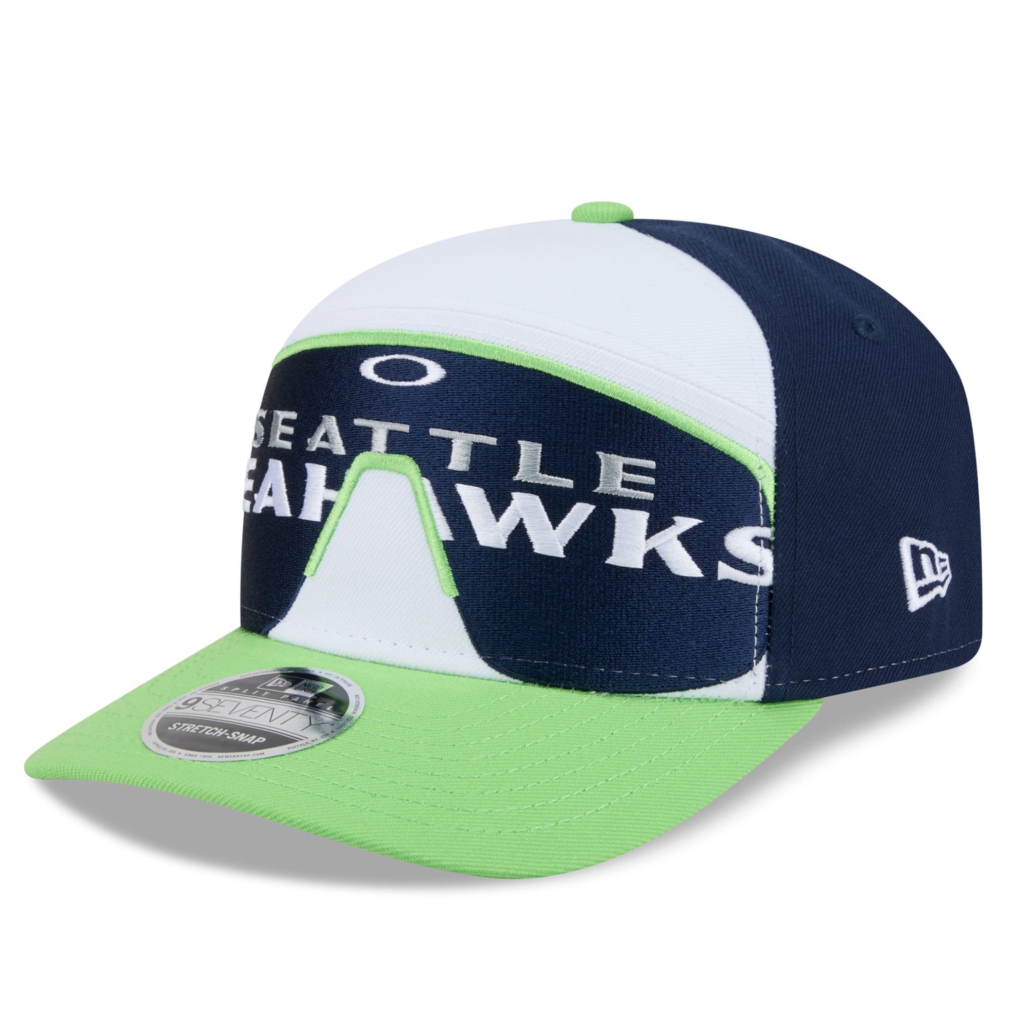 Men's New Era x Oakley College Navy Seattle Seahawks 9SEVENTY Adjustable Hat