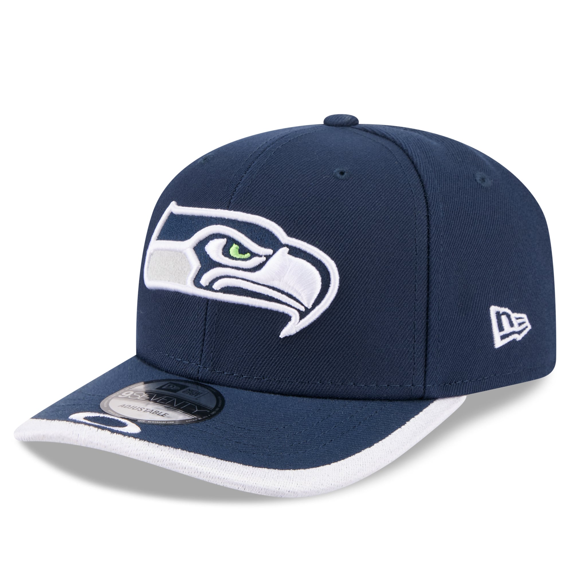 Men's New Era x Oakley College Navy Seattle Seahawks 9SEVENTY Adjustable Hat