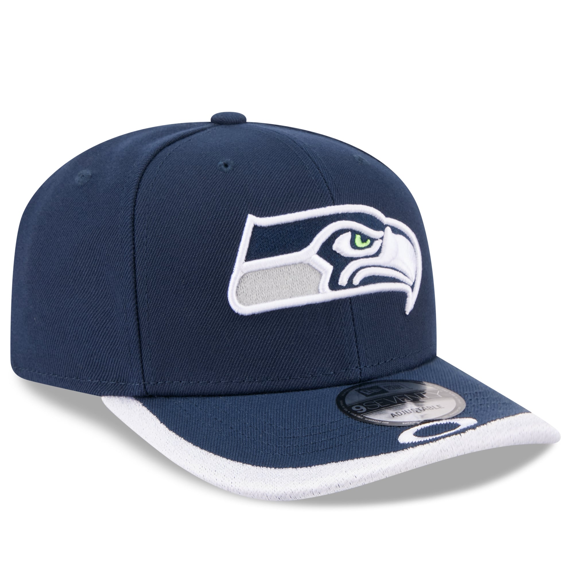Men's New Era x Oakley College Navy Seattle Seahawks 9SEVENTY Adjustable Hat