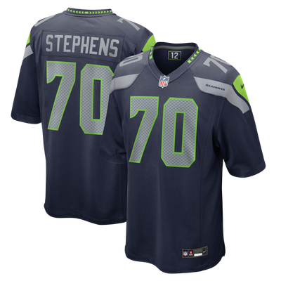 Beau Stephens Seattle Seahawks Nike Team Game Jersey - College Navy