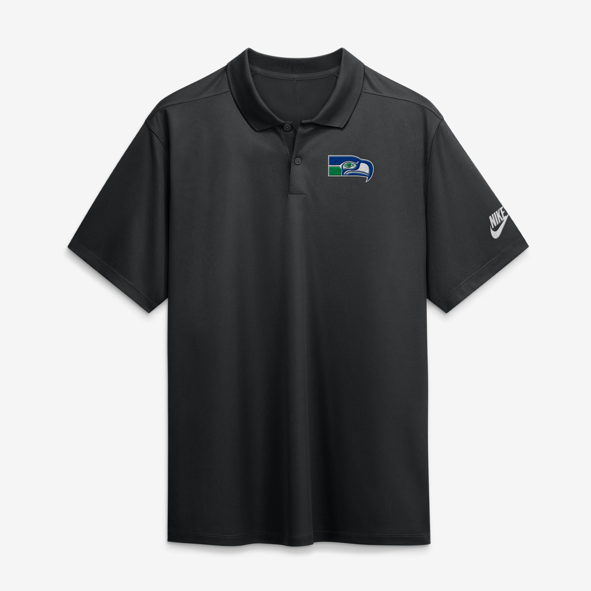 Men's Nike  Black Seattle Seahawks Heritage Roots Victory Dri-FIT Polo