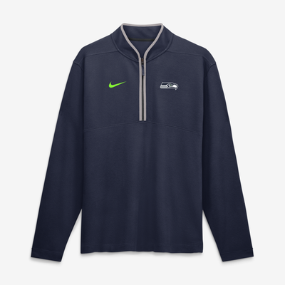  Seattle Seahawks Nike Dri-FIT Victory Half-Zip Pullover - College Navy