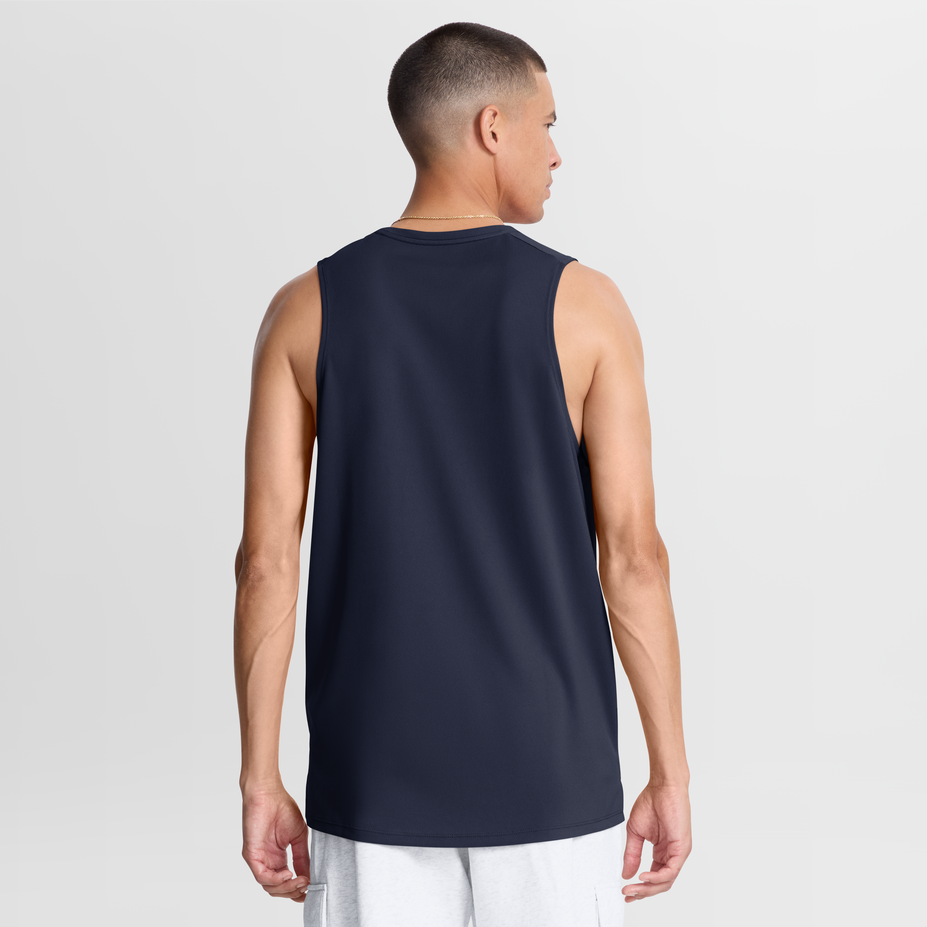 Men's Nike College Navy Seattle Seahawks Kickoff Miler Dri-FIT Tank Top