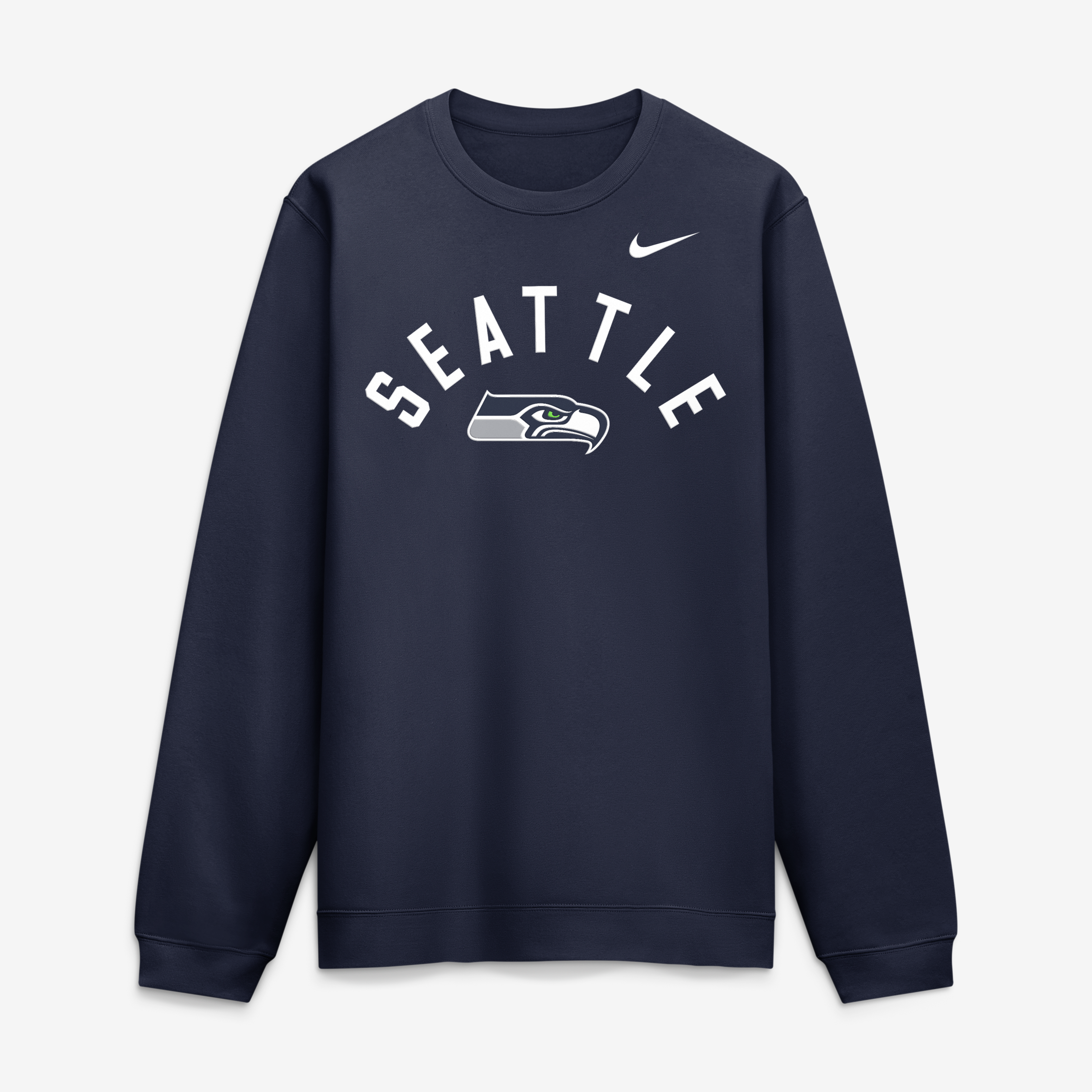 Men's Nike College Navy Seattle Seahawks Primetime Club Sweatshirt