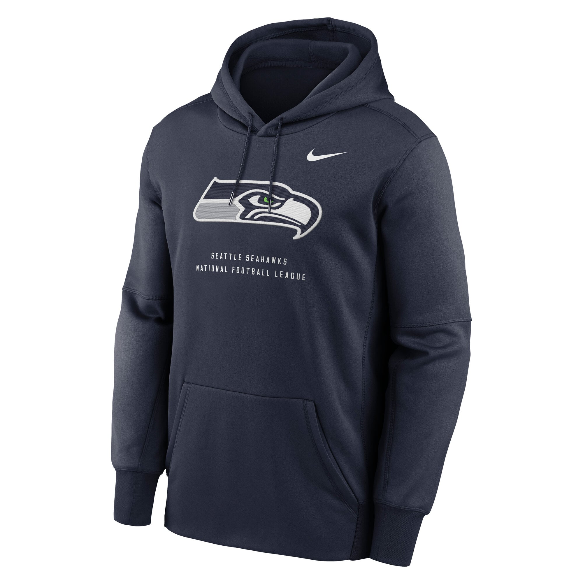 Sweat à capuche Nike College Navy Seattle Seahawks Primetime Therma-FIT pour homme
