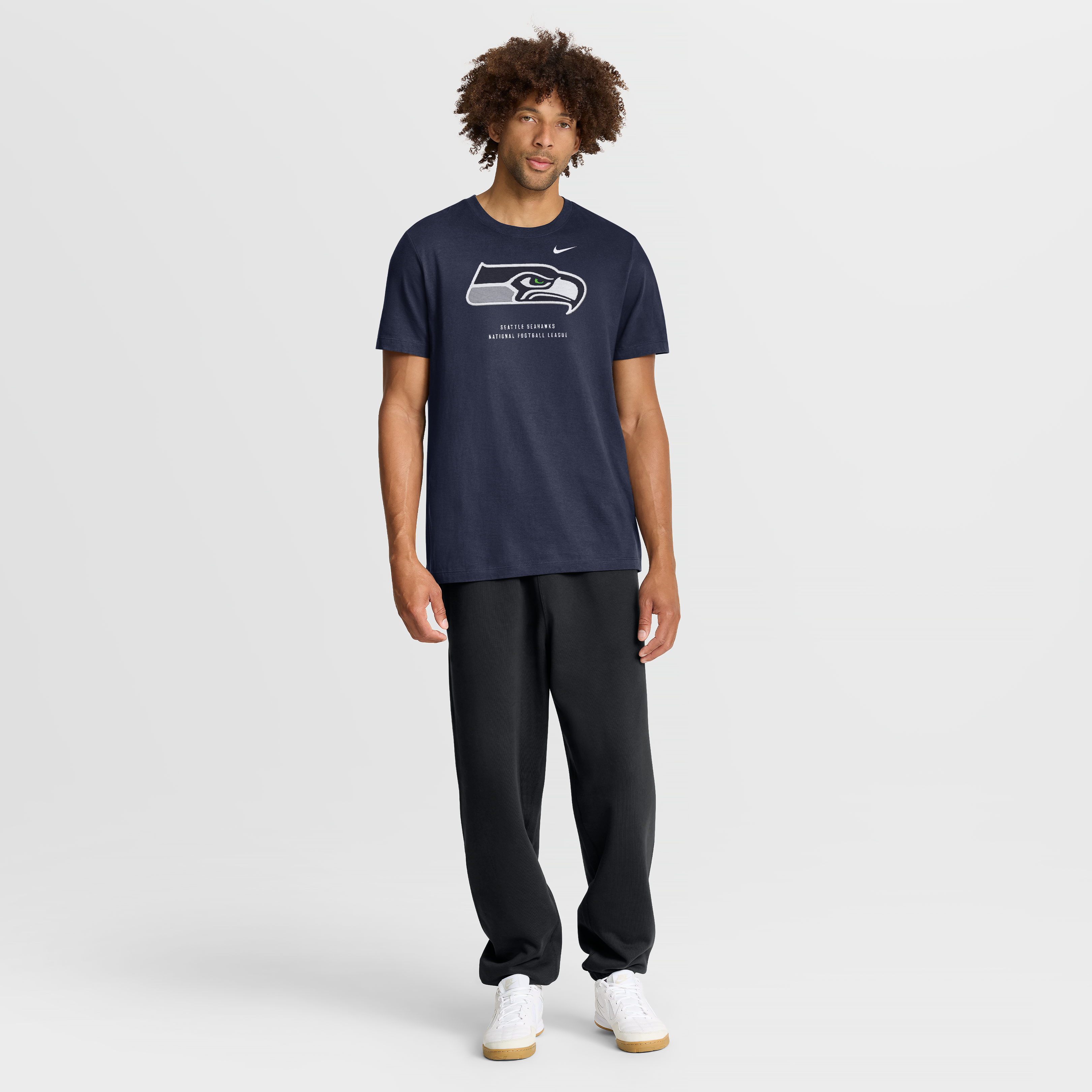 Men's Nike College Navy Seattle Seahawks Property Of T-Shirt