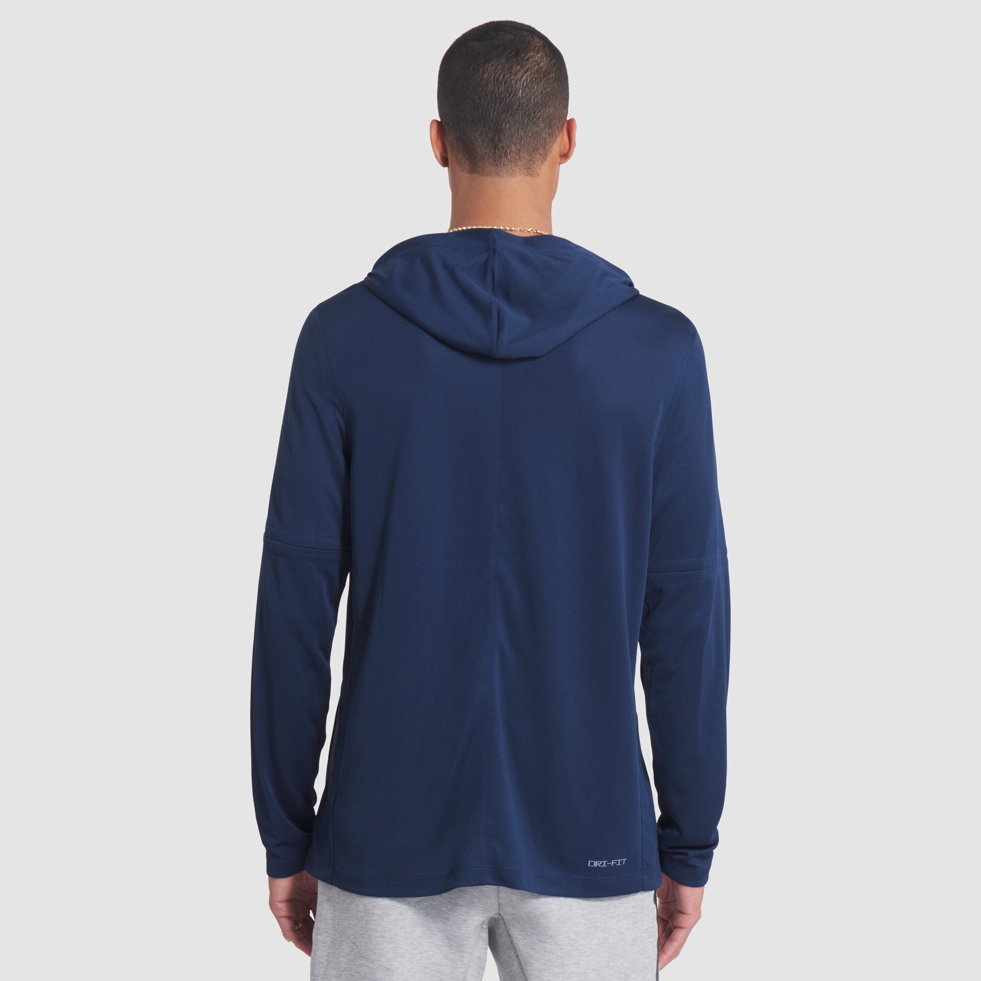 Men's Nike College Navy Seattle Seahawks Rivalries Collection Sideline Dri-FIT Long Sleeve Hoodie T-Shirt