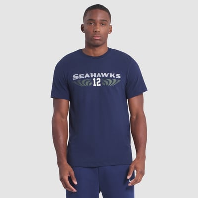  Seattle Seahawks Nike Rivalries Collection Slub Dri-FIT T-Shirt - College Navy