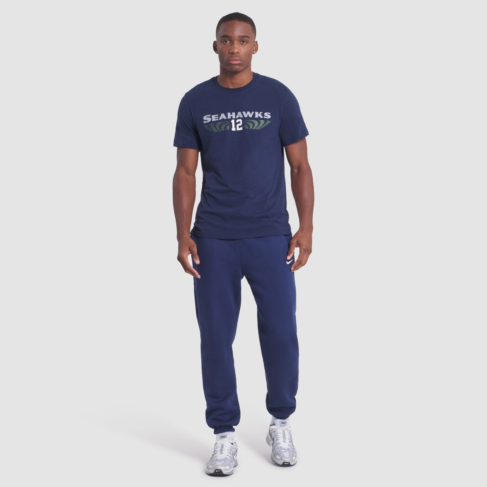 Men's Nike  College Navy Seattle Seahawks Rivalries Collection Slub Dri-FIT T-Shirt
