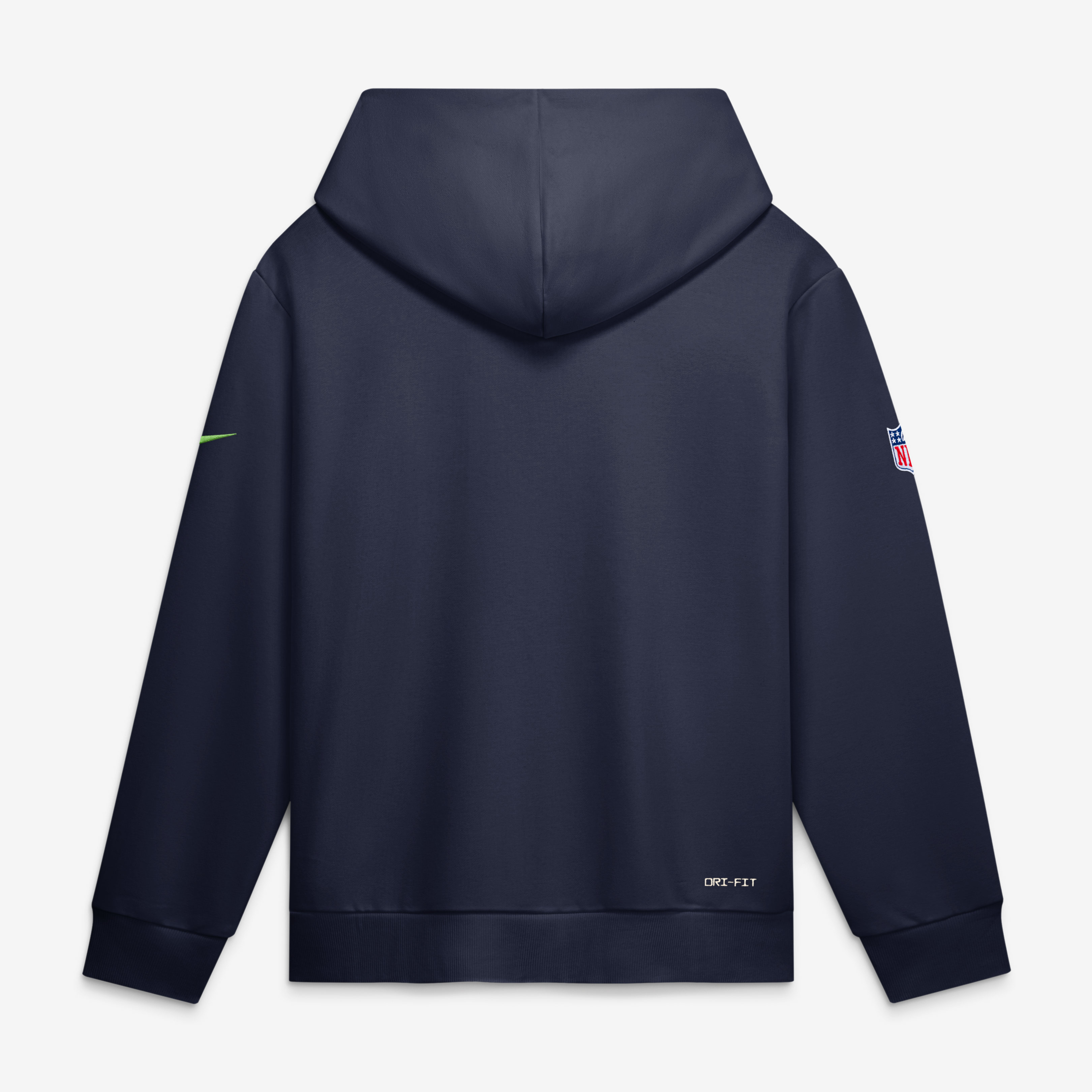 Men's Nike College Navy Seattle Seahawks Sideline Standard Issue Dri-FIT Full-Zip Hoodie